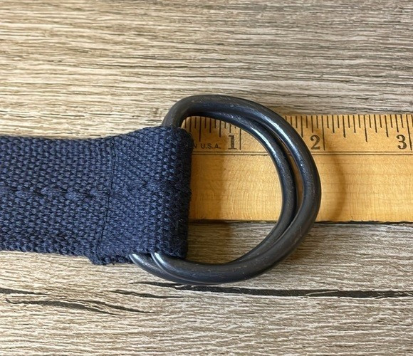 Wenzhou Double D-Rings Fabric Belt (Approx. 41” not including D-rings)