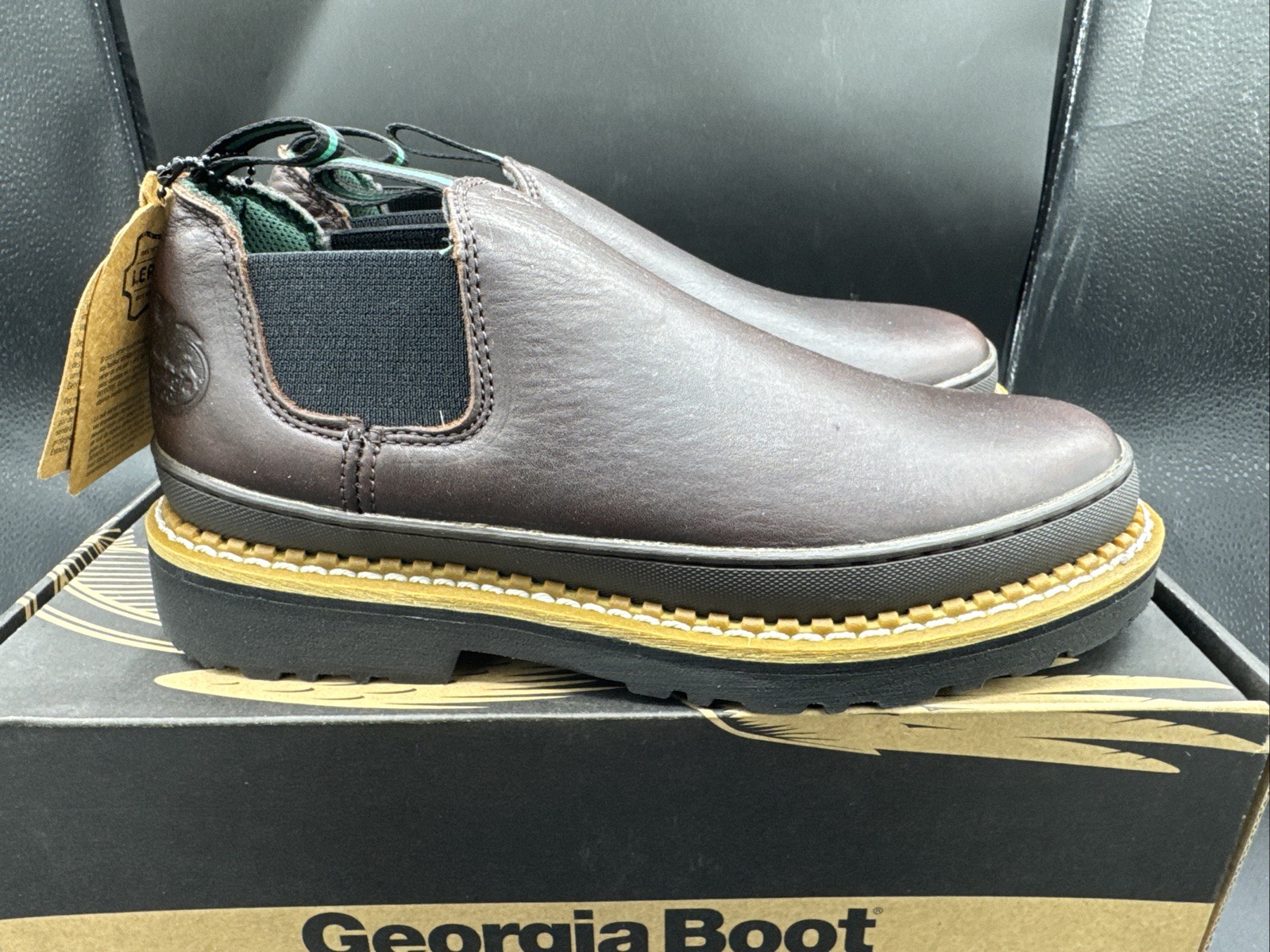 PICK SIZE – Georgia Boots GR262 Mens Brown Romeo Georgia Giant Boot