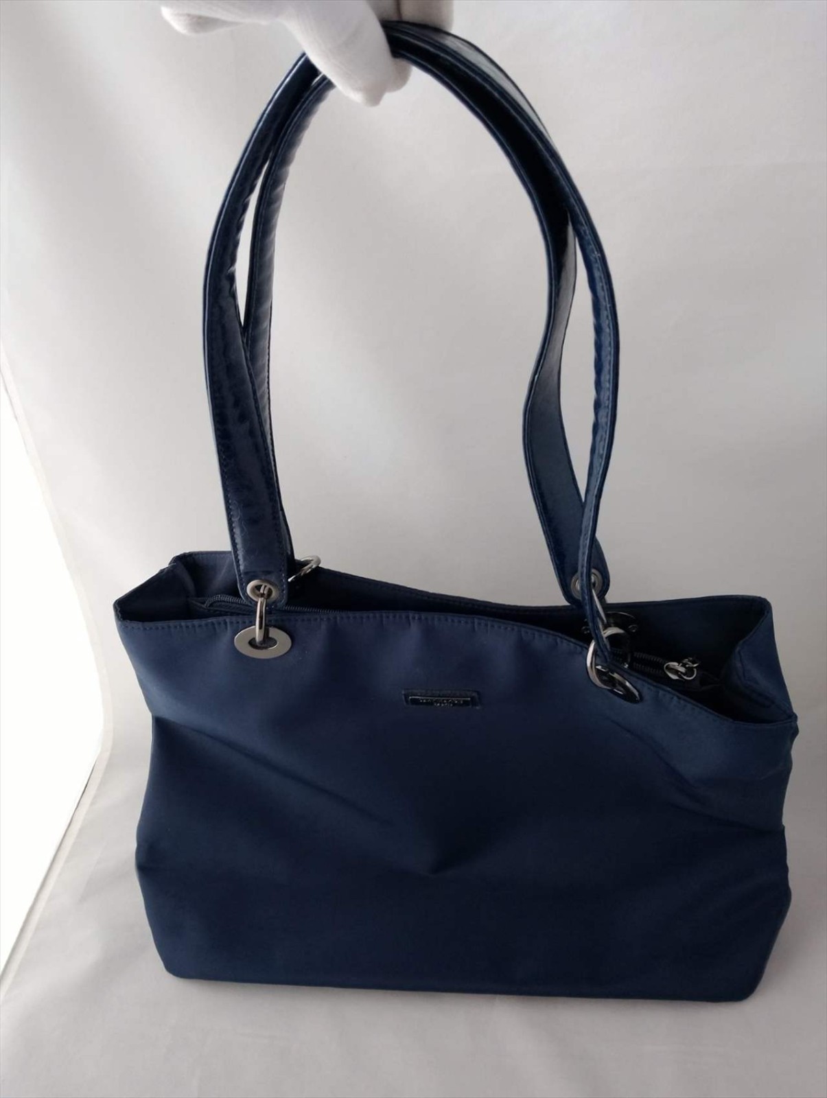 SANT MARIOS Leather Shoulder Bag Blue Size: W:15.7×H: 11.4in. [Unused] Italy