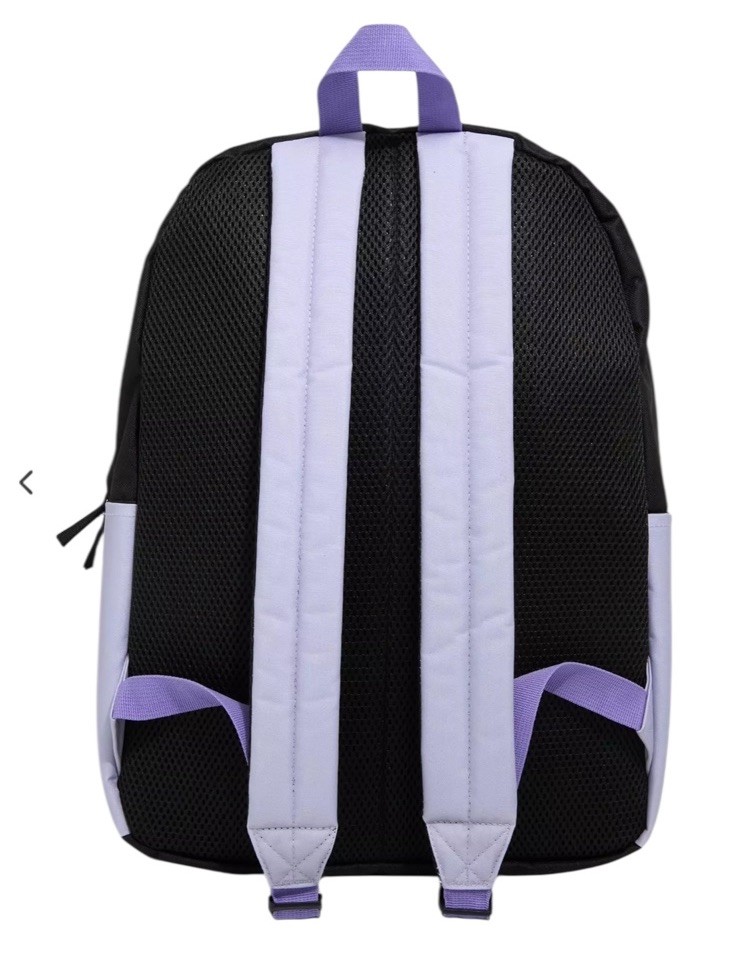 Studio Ghibli® Spirited Away No-Face Backpack Featuring Food Art Black Purple