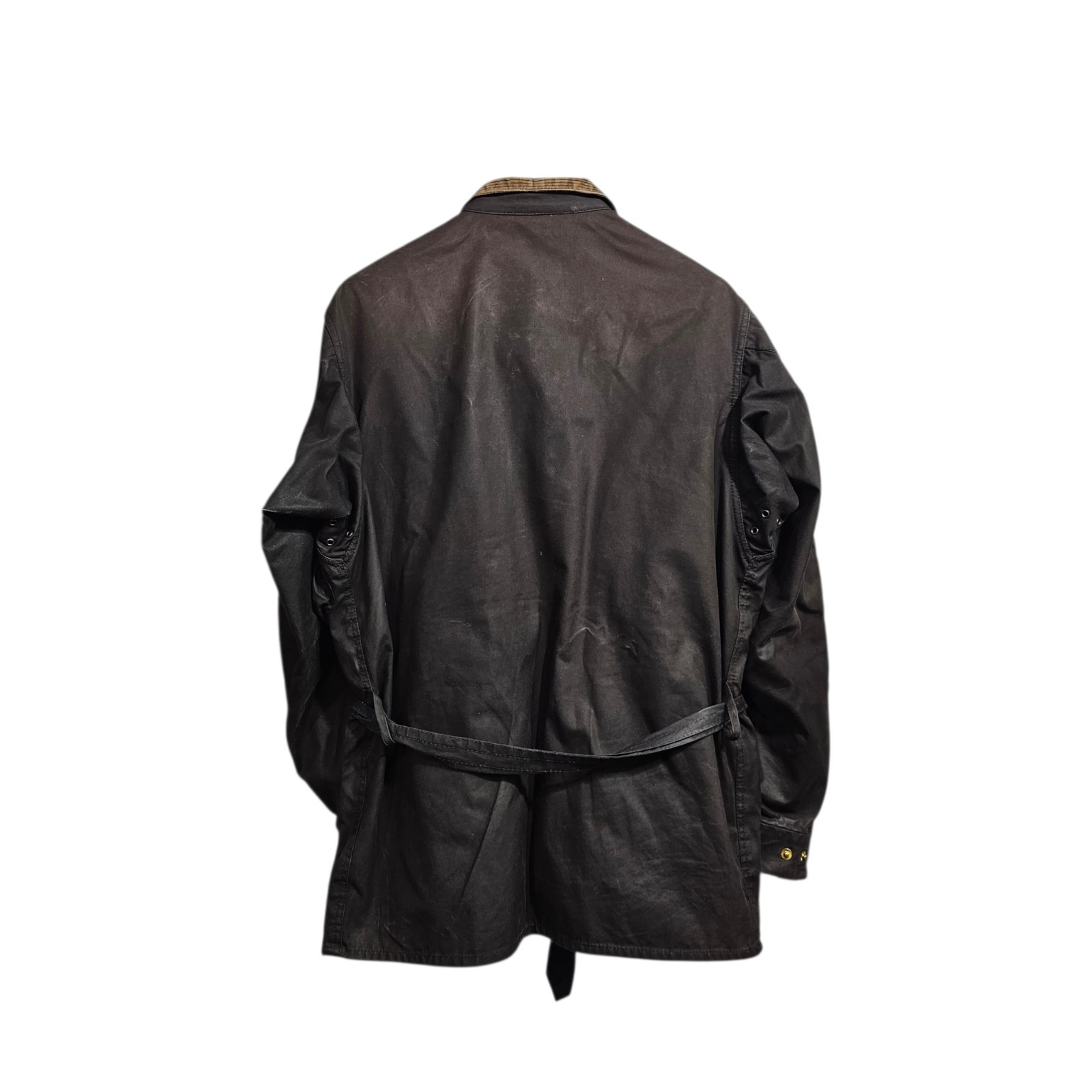 Barbour A7 Wax Jacket Mens Brown C42 / 107 cm Belted Waterproof Coutry