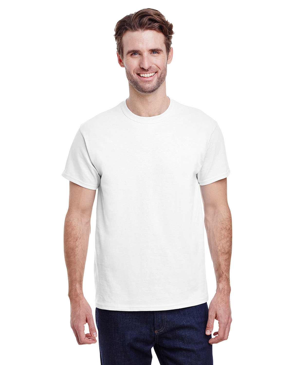 2 Pack Of Gildan Adult Ultra Cotton Stylish T Shirt Casual Plain T-Shirt – G200