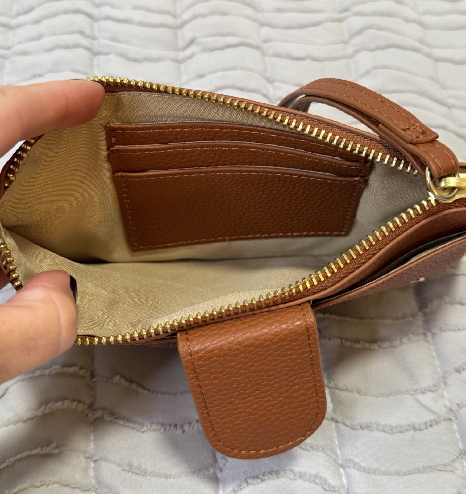 CleverMade Premium Zip Pouch Wallet Clutch