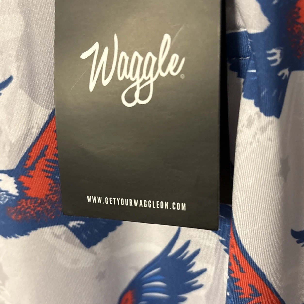 Liberty Waggle Performance Golf Polo Men’s XL Athletic Fit NEW NWT Eagle Print
