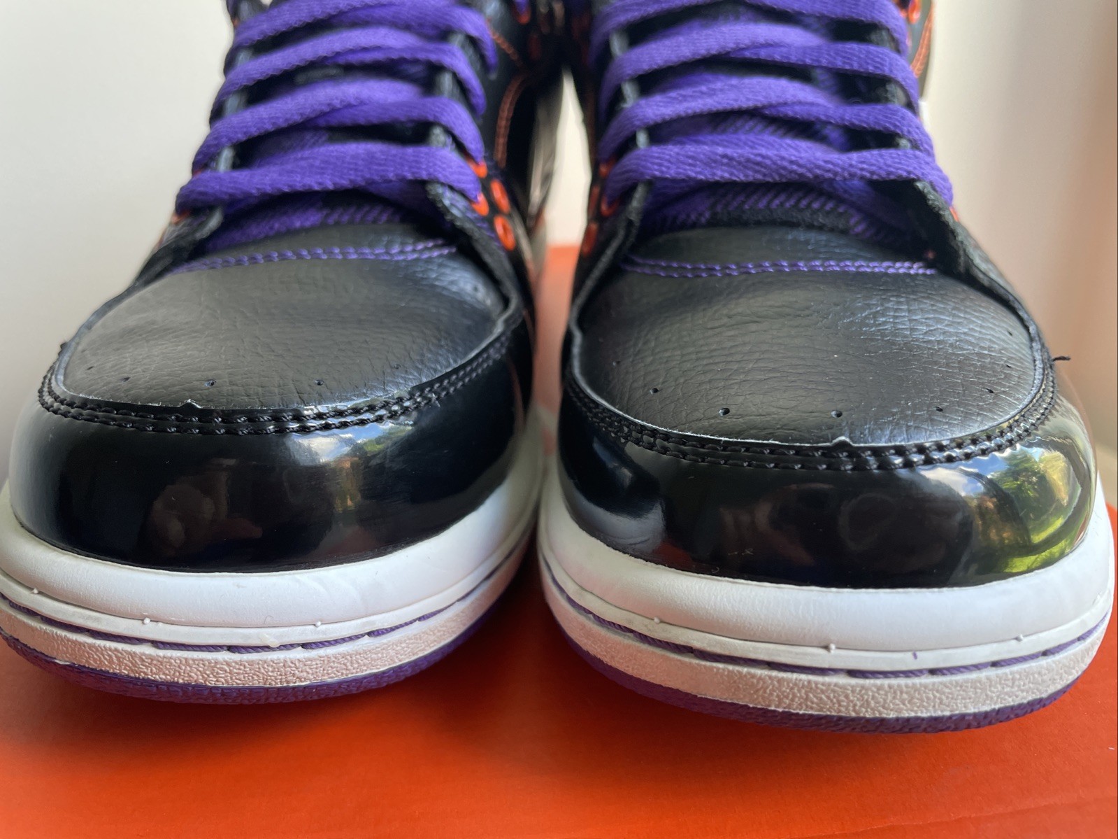 Nike Cradle Rock Low Black Purple Orange Steve Nash US Sz 8.5 Suns OG Box Rare
