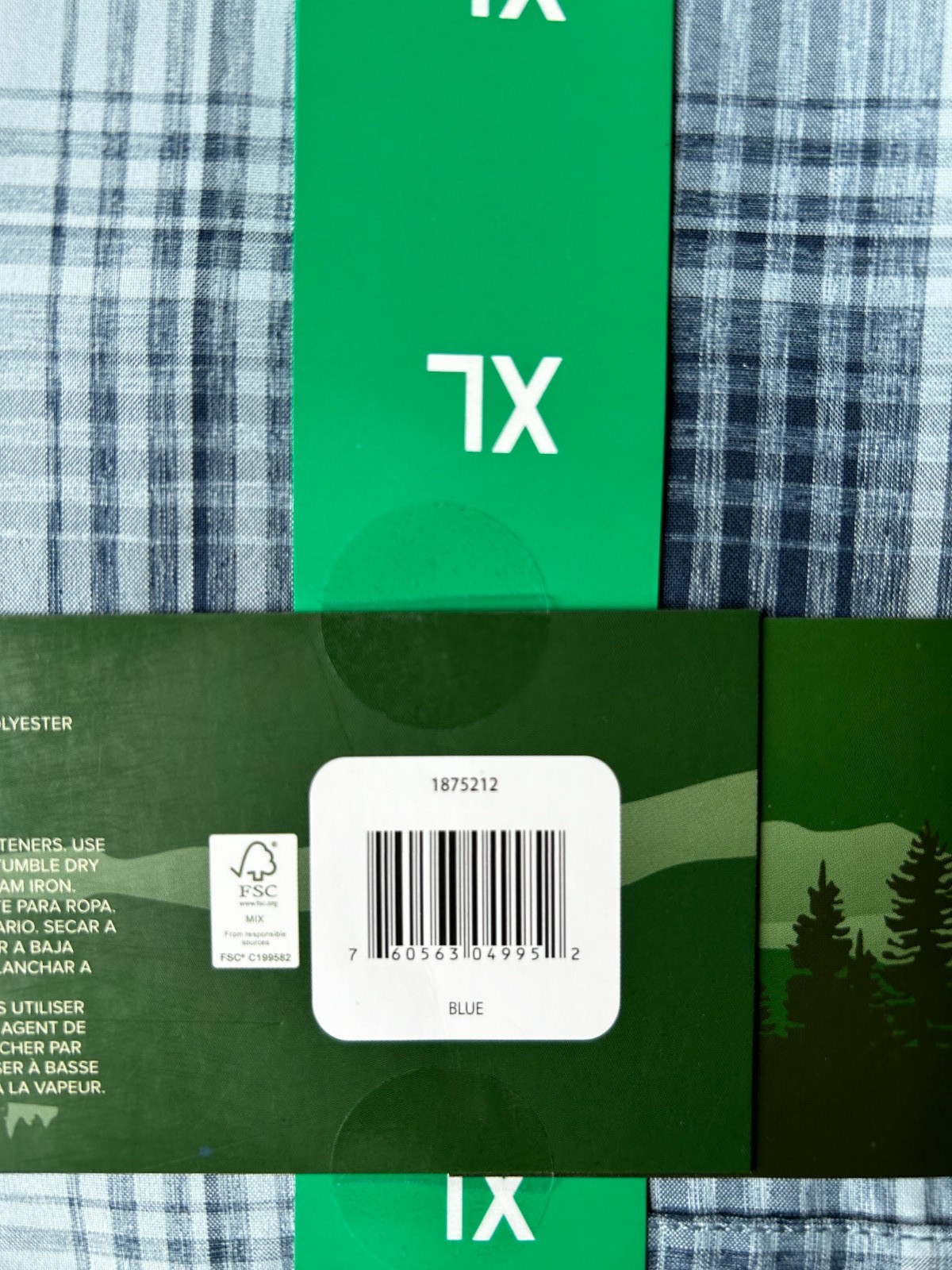 Orvis Men’s Short Sleeve Woven Tech Shirt Blue Size XL