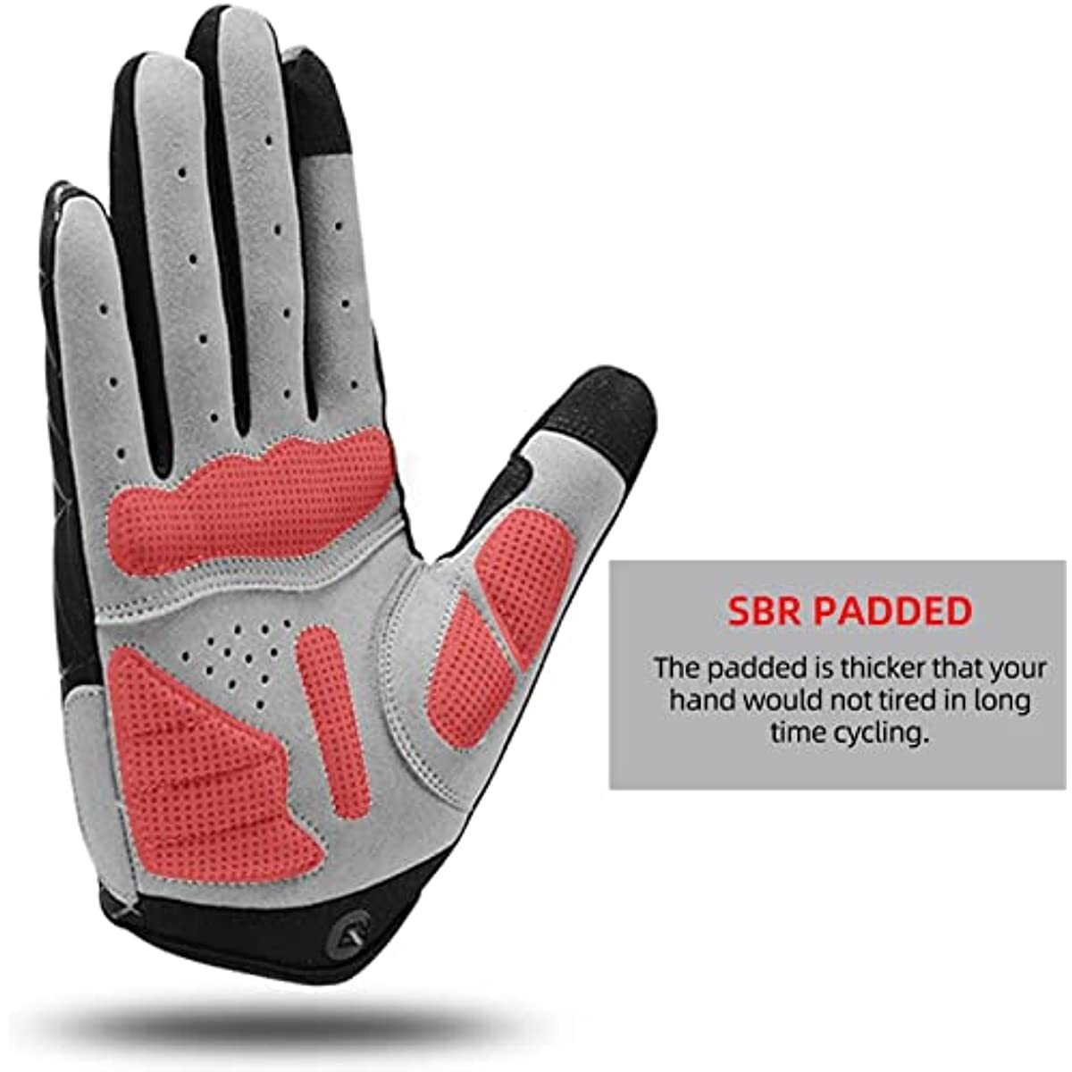 ROCKBROS Cycling Gloves Touchscreen Full/Half Finger Gel Pad Mountain Bike Glove