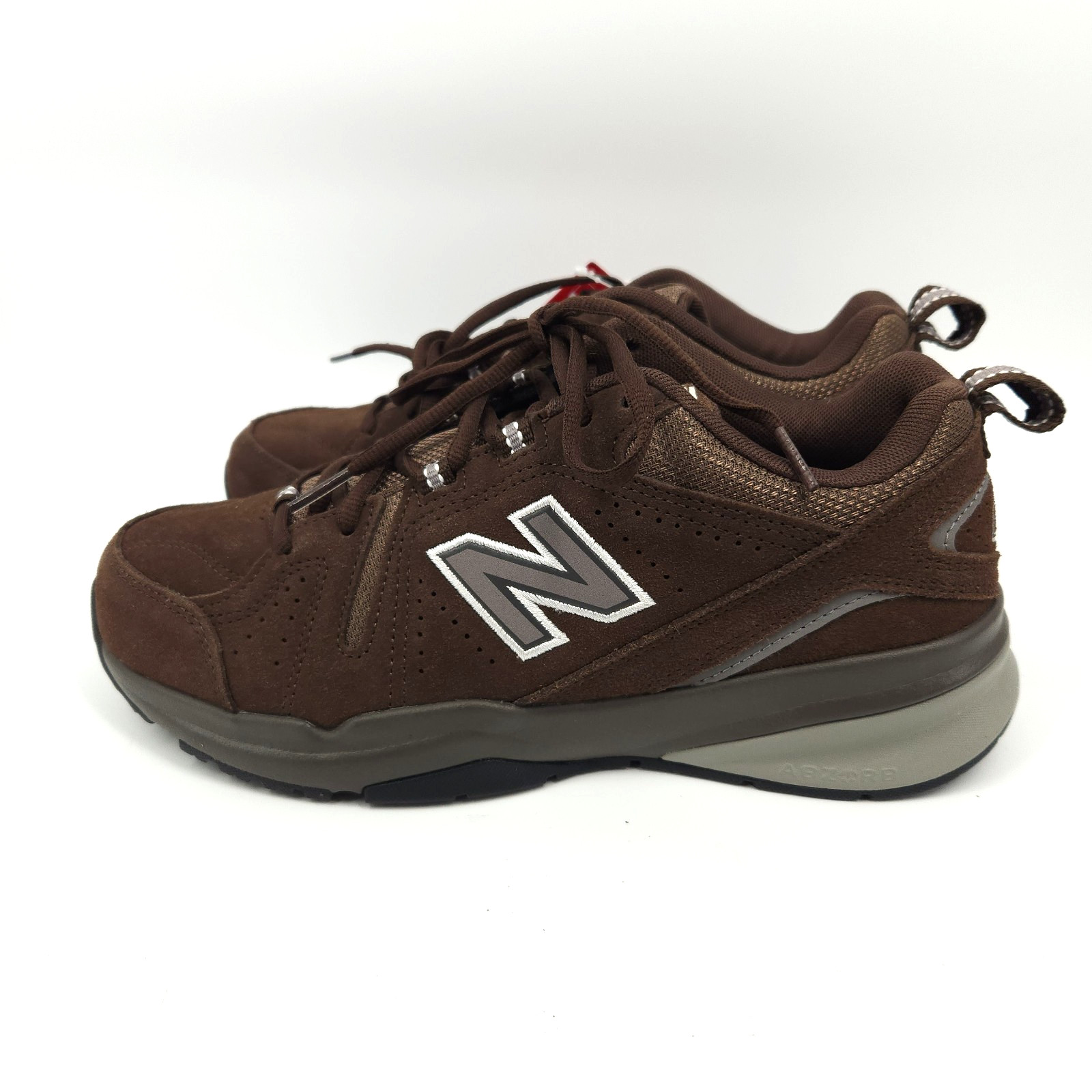 New Balance 608 Brown Suede Training Shoes Mens Size 8 MX608UB5 ABZORB