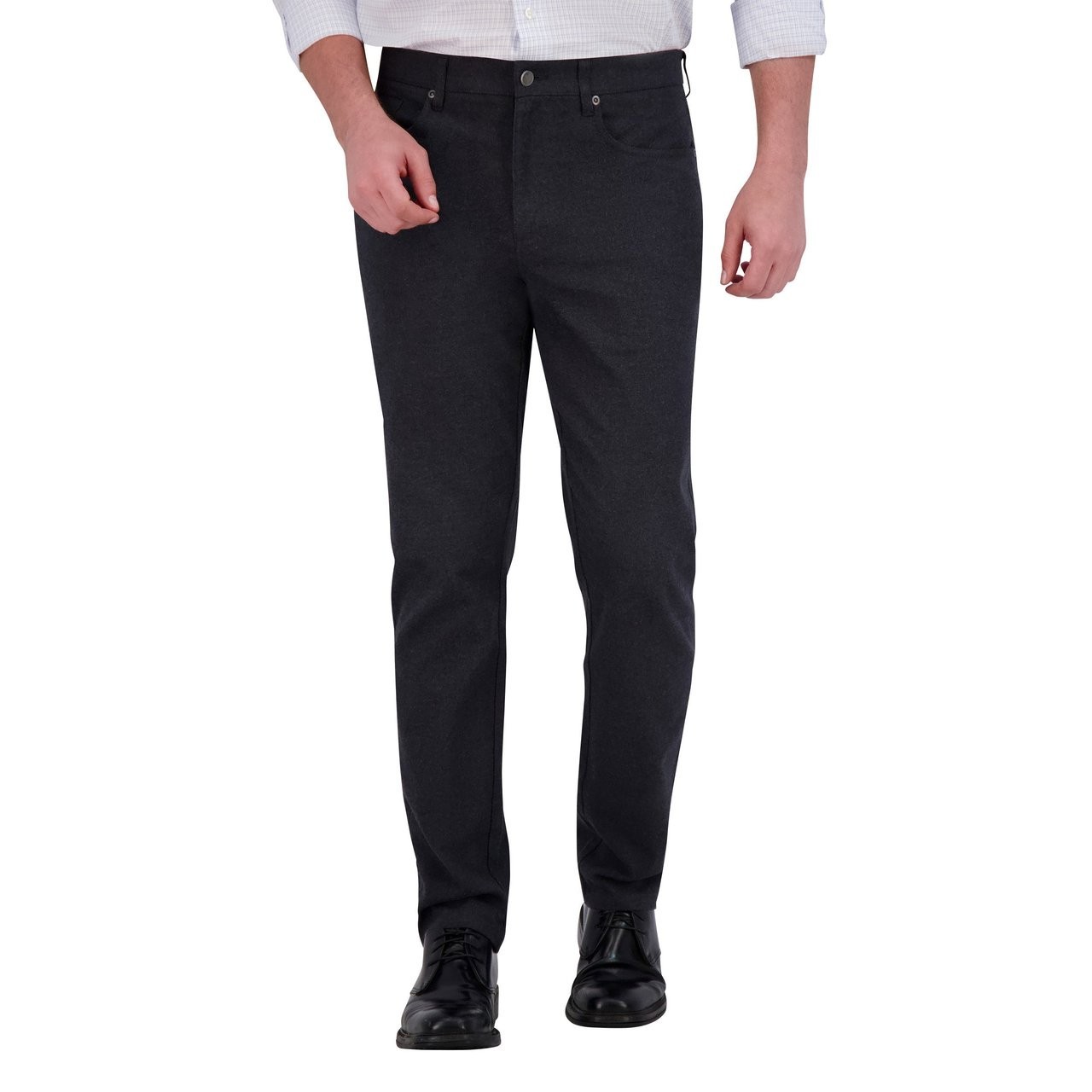 Kirkland Signature Brushed Men’s 5-Pocket Pant Cotton Black Size 30×32, NWT
