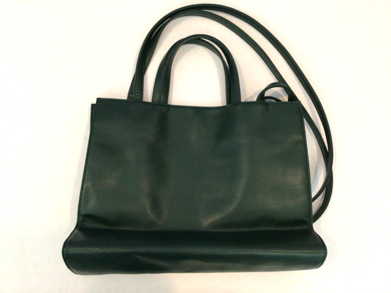 Telfar Medium Shopping Bag Dark Olive Vegan Leather Tote Crossbody TW-ND2147