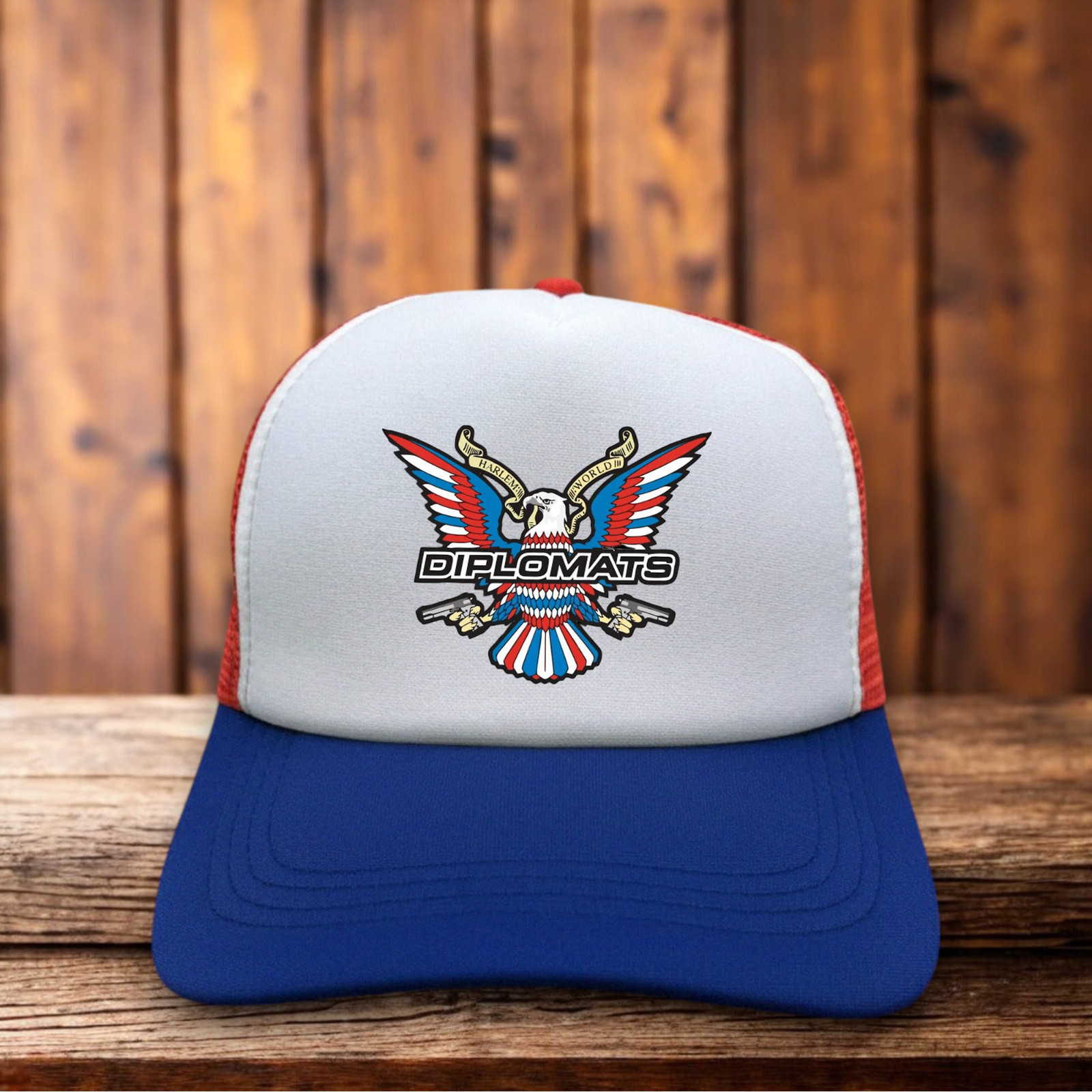 The Diplomats 1997 Dipset Mens Trucker Hat Blue 90s Legendary Hip Hop Ball Cap