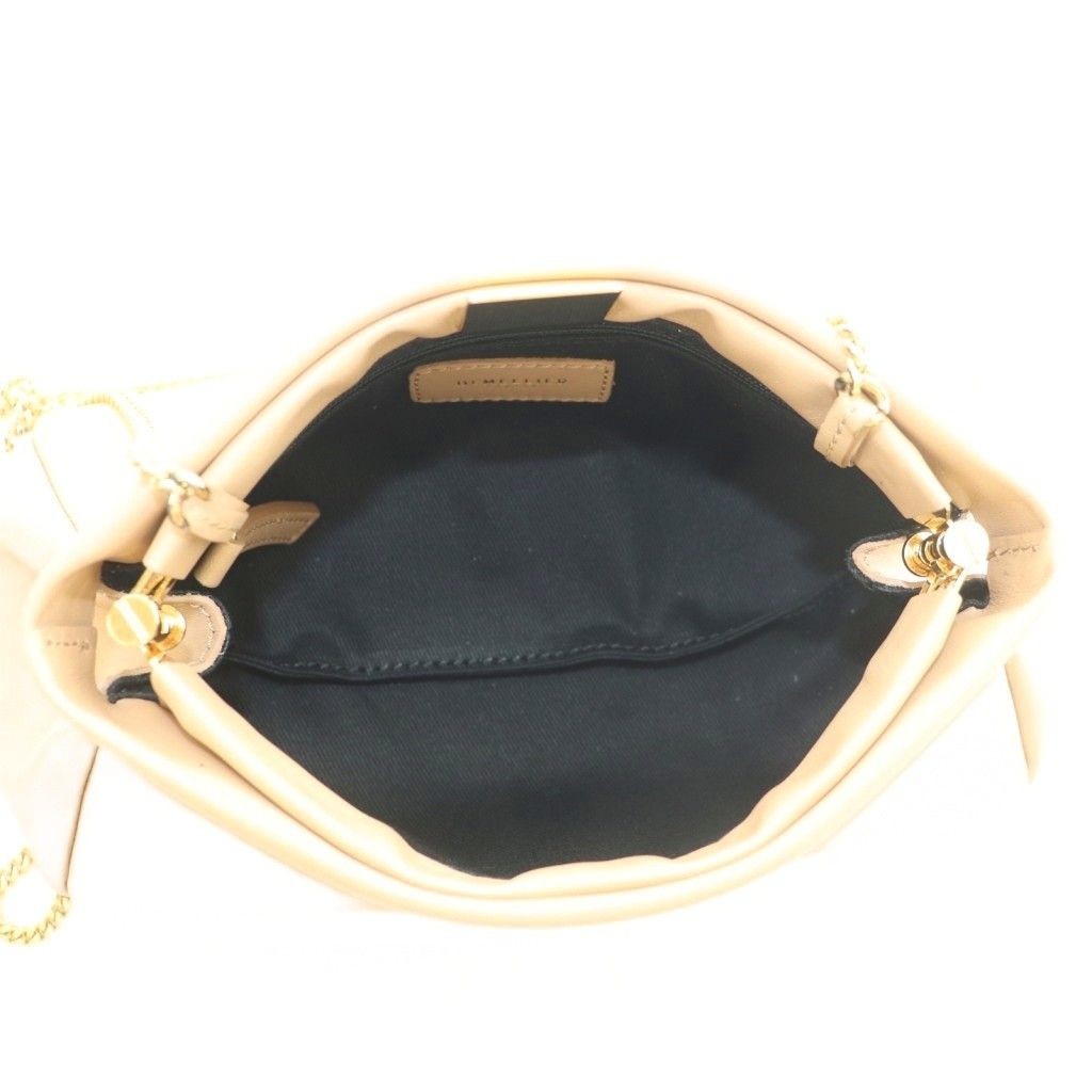 DEMELLIER MINI CANNES 2WAY Clutch Bag Shoulder Bag Chain Shoulder Smooth Leather
