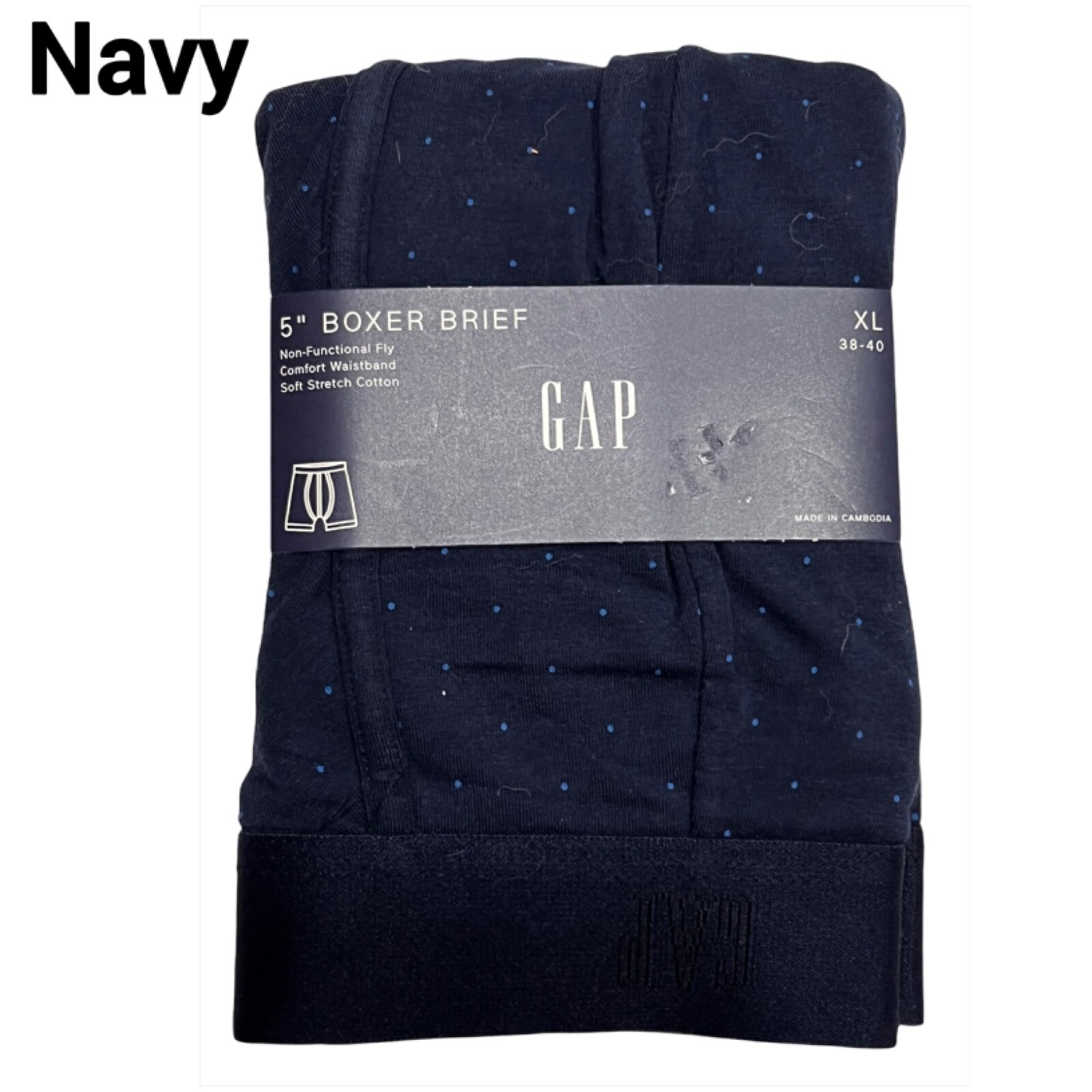 NWT GAP Men’s 5″ Boxer Brief Underwear Sz S-M-L-XL Jersey Kint Assorted Colors