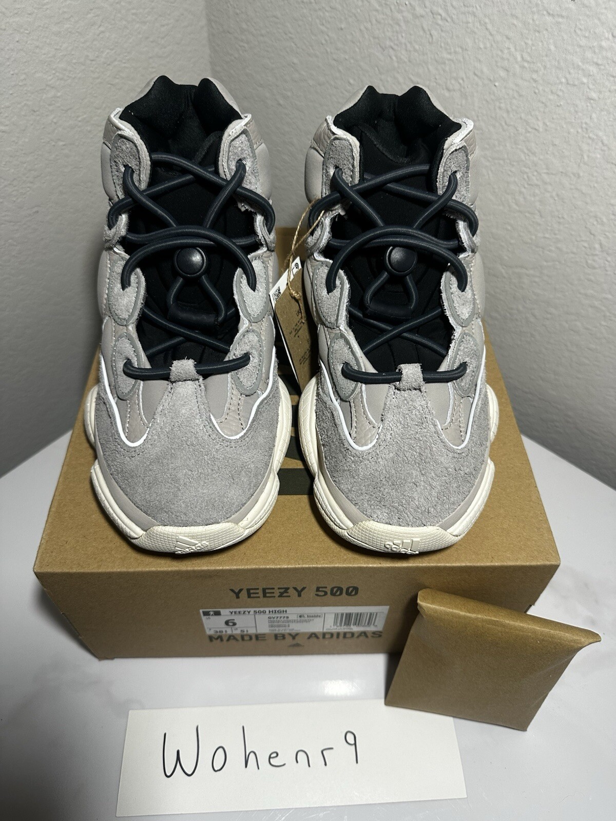 Size 6 – adidas Yeezy 500 High Mist Stone – Brand New