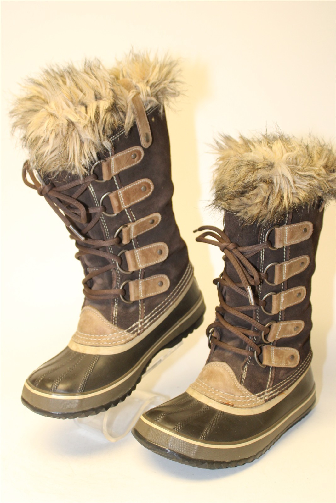 Sorel Waterproof Joan of Arctic Womens Size 7 38 2/3 Tall Warm Boots NL1540-248