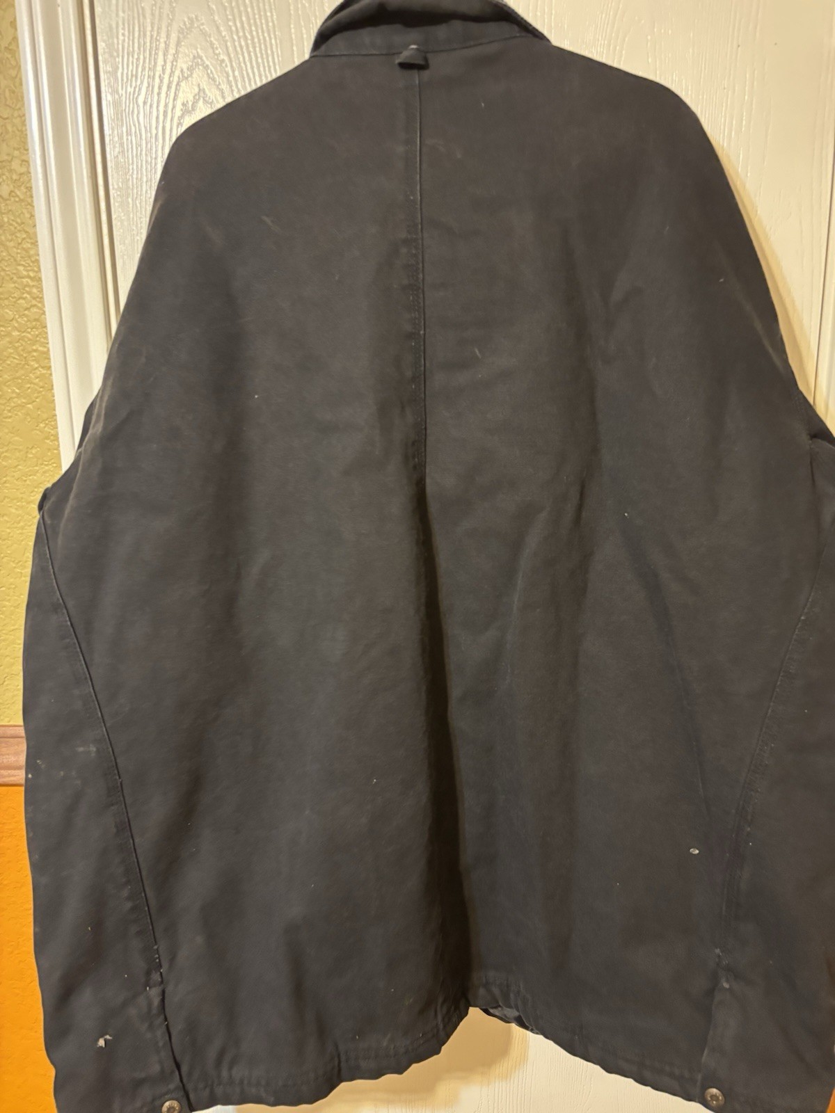 Walls Blizzard Pruf Jacket Black Size 2XL 50-52 Pockets Zip Snap Insulated Lined