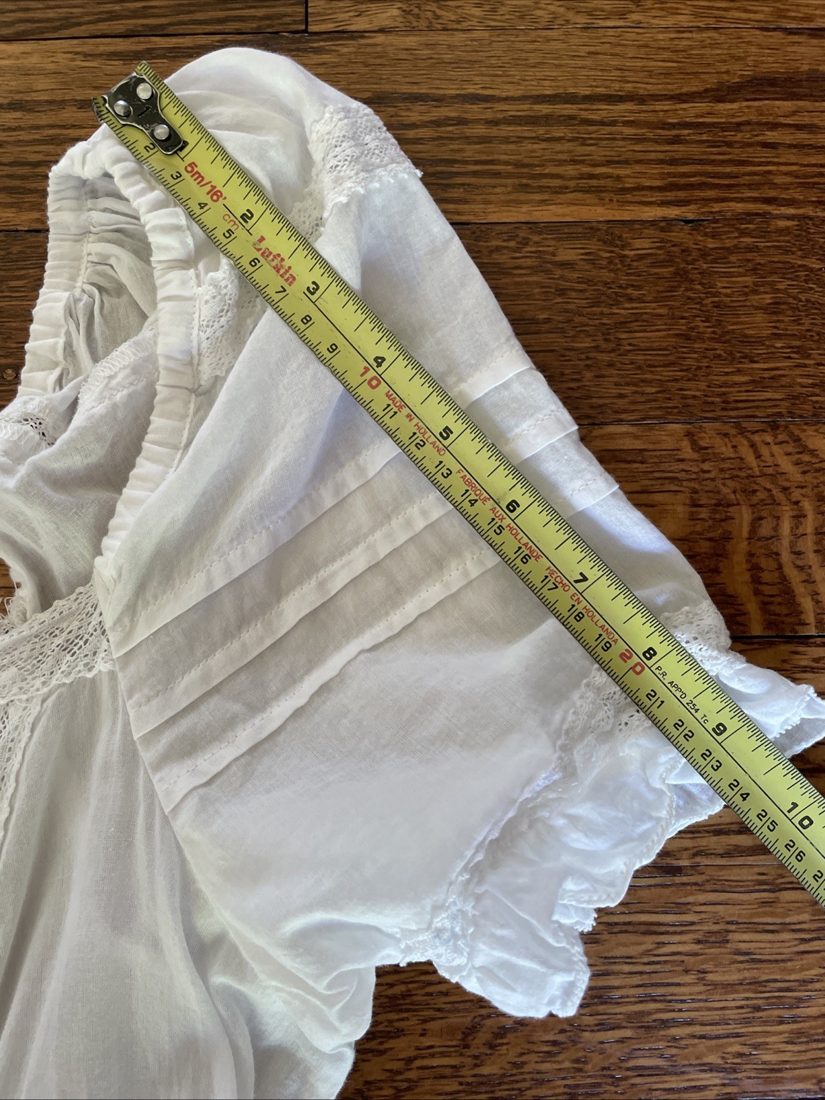 Sundance Mirabelle Maxi Tiered Ruffle Dress Sz M White Milkmaid Cottage Coastal