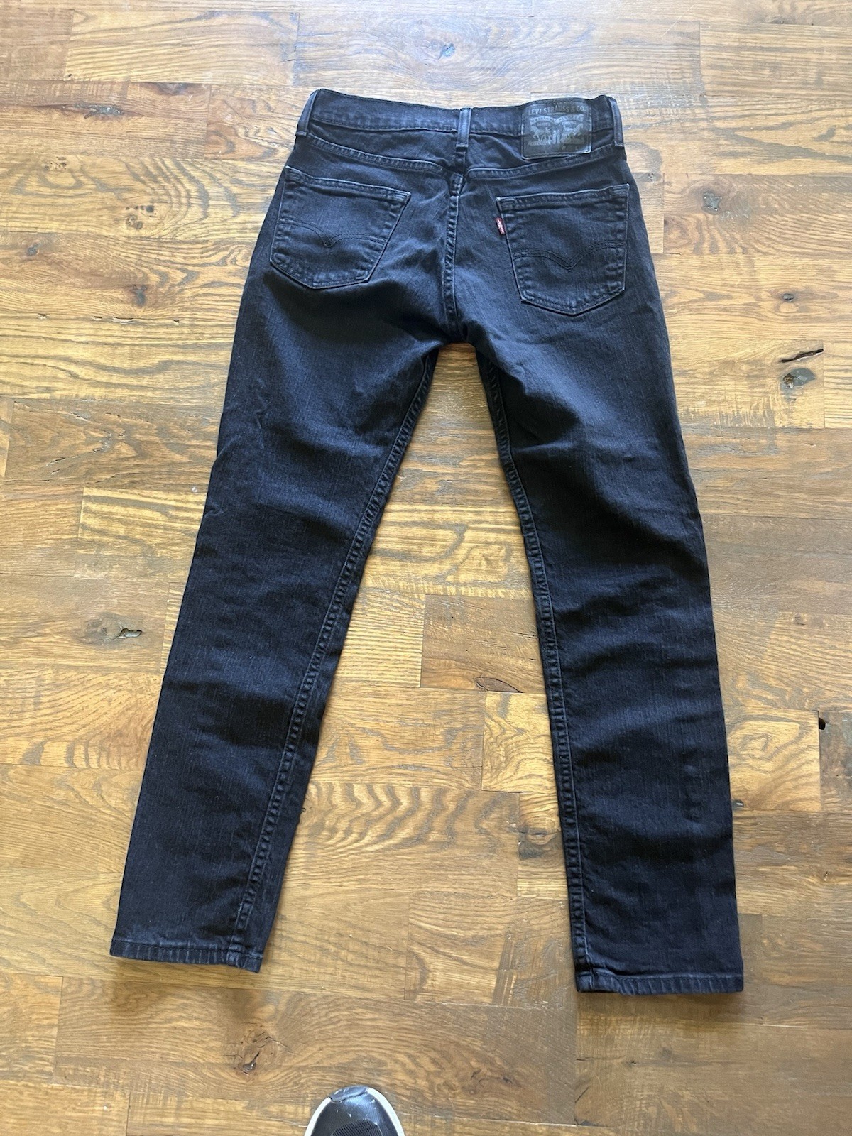 Levis 511 Black Skinny Slim Men’s 29 30 thick Barely Worn clear Black label rock