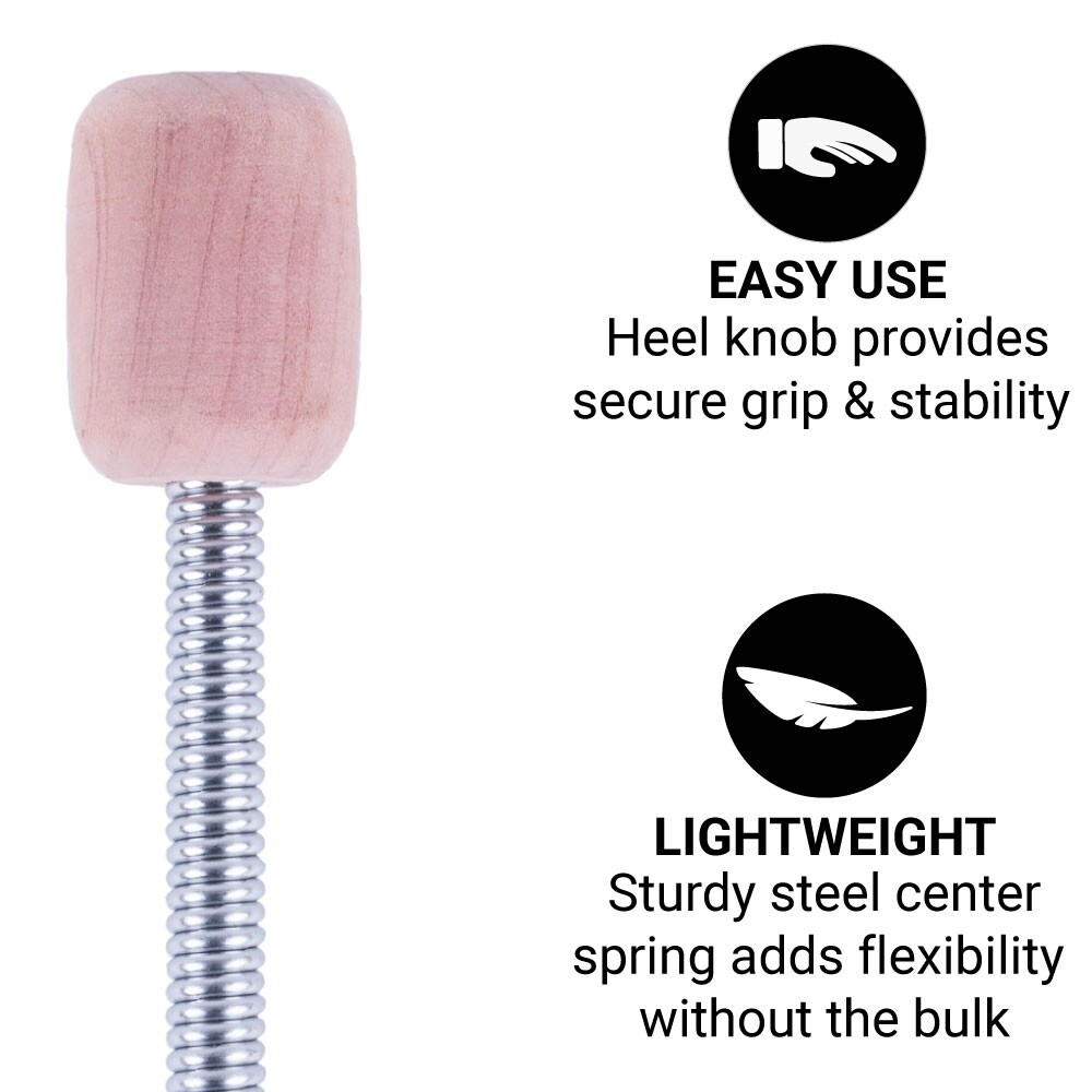 FootFitter Cedar Travel Shoe Tree for Men- Lightweight Shaper (Men’s US 7 – 13)