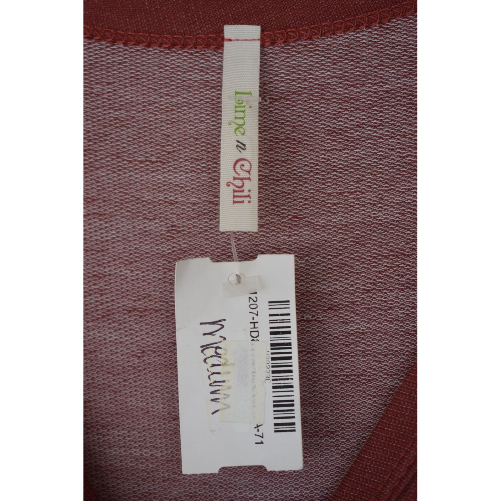 NWT Women’s Lime n Chili Rust Super Soft Stretchy T-Shirt Dress M