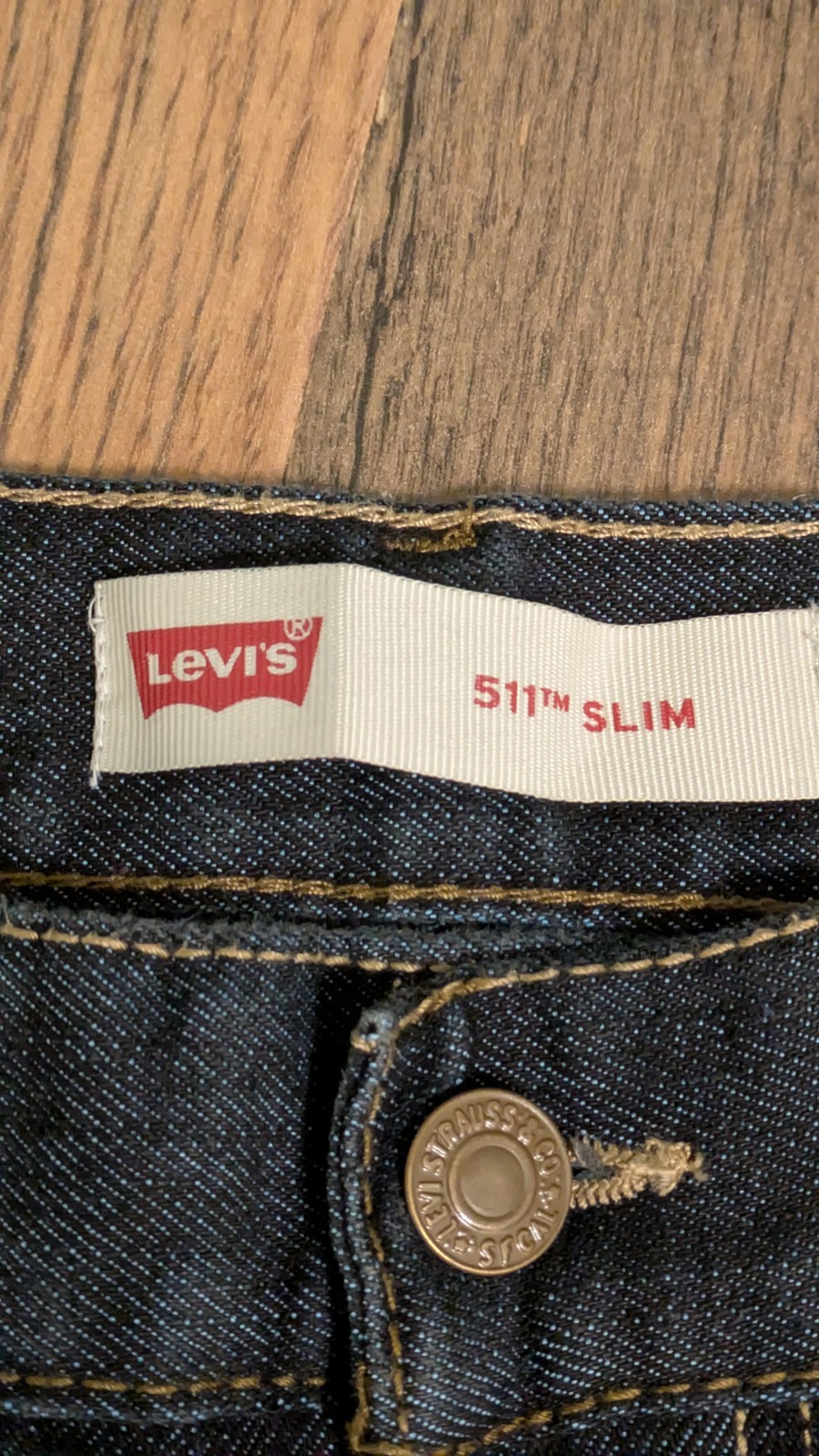 Levi’s 511 Slim Jeans Boys Size 18 Reg Dark Wash Indigo Denim W29 L29 Casual