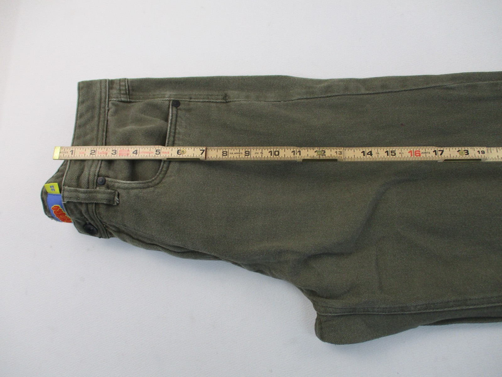 Empyre Baggy Jeans Men’s Size 32 Green Relaxed Fit Denim Y2K 32×30