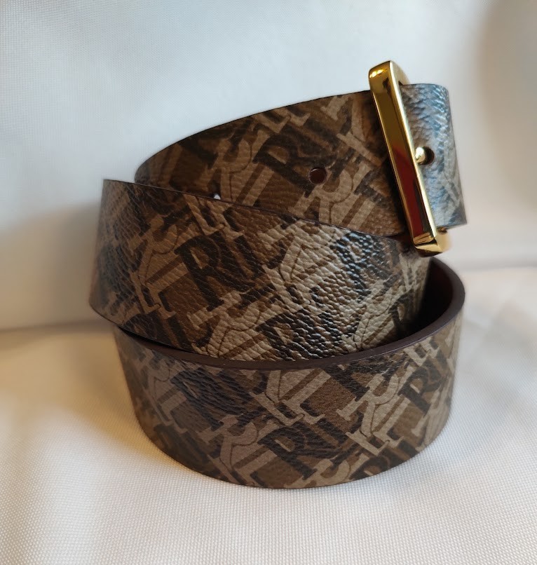 Vintage Ralph Lauren Designer Leather Belt for Women, small