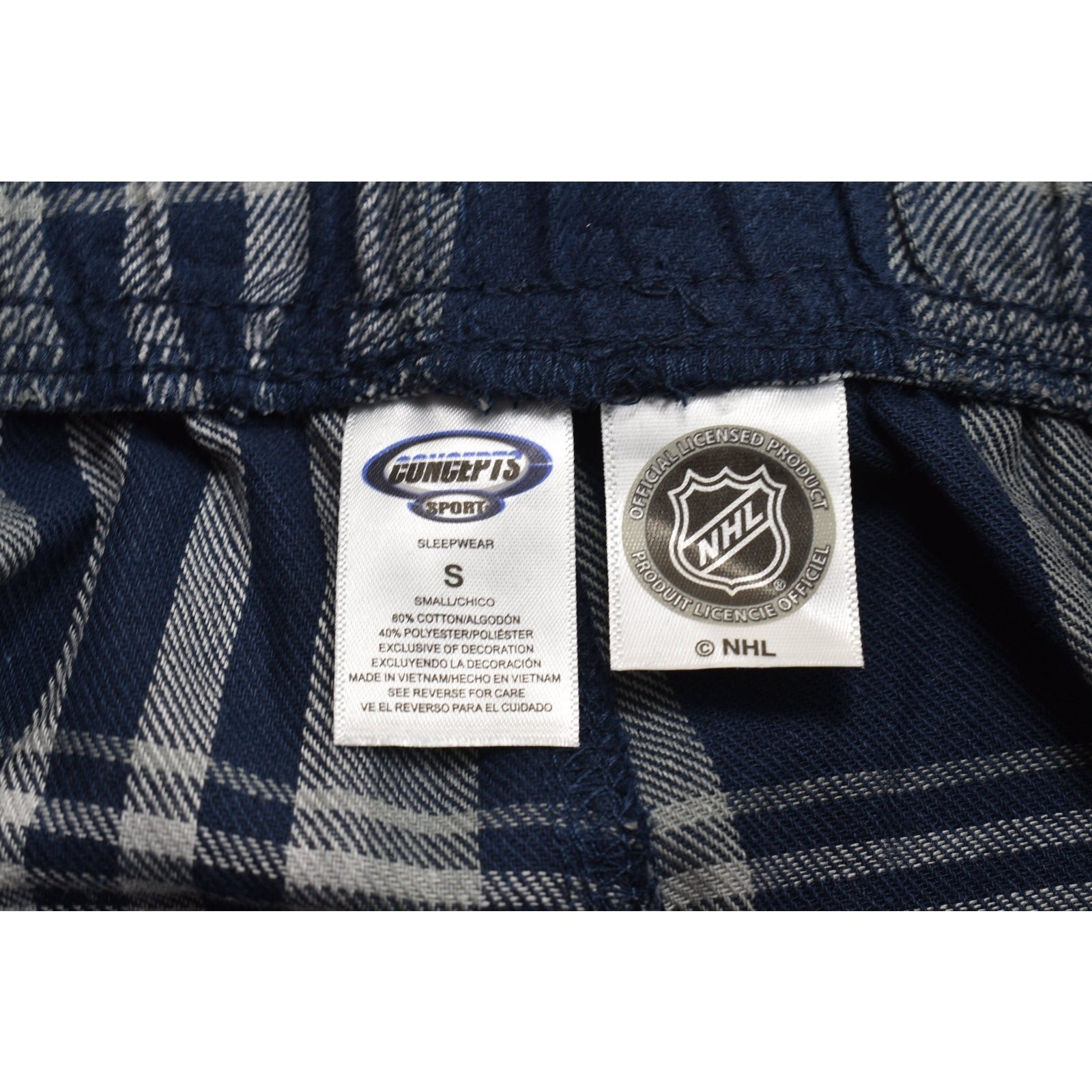NEW Concepts Sports Seattle Mariners Casual Sleep pants Size S Small Plaid