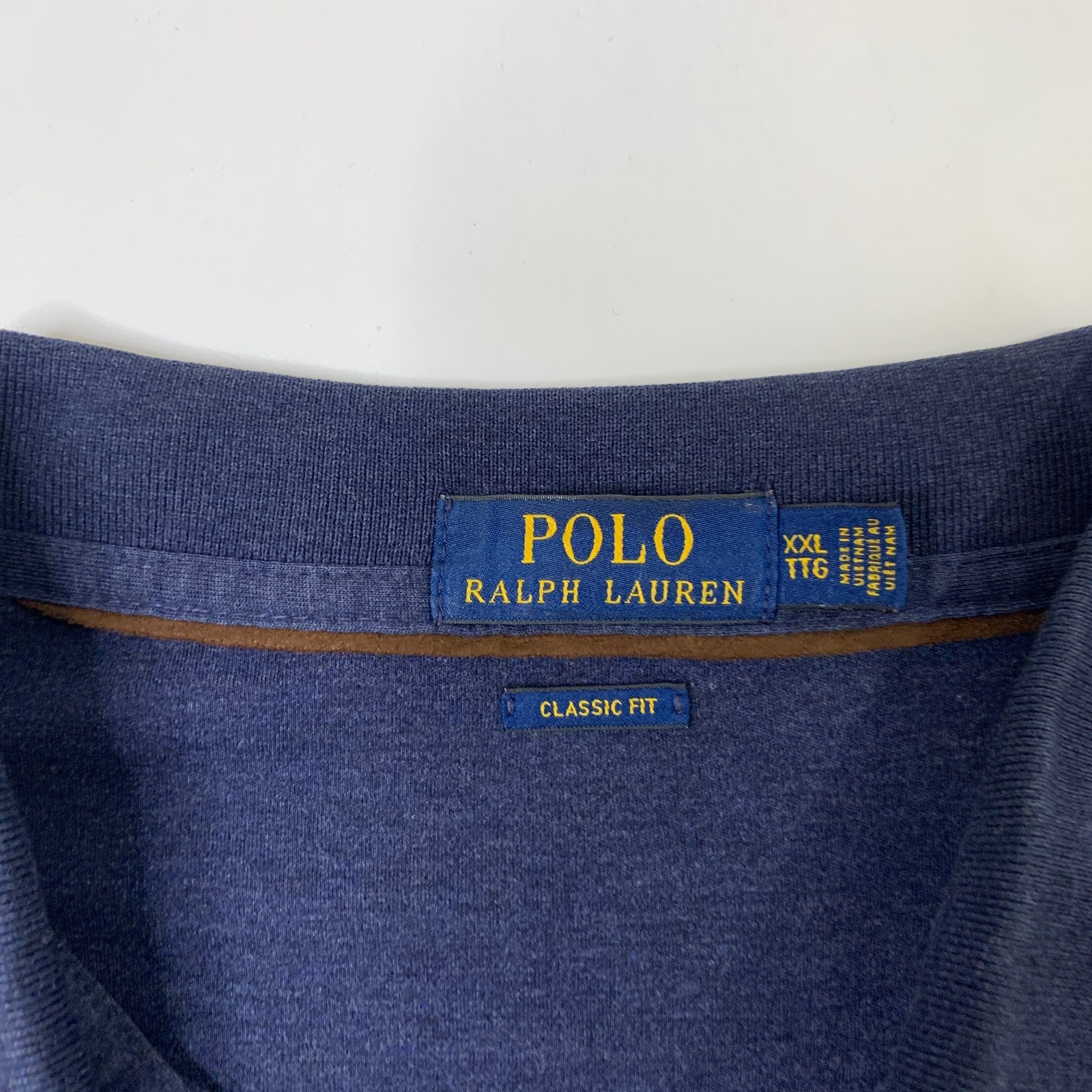 Polo Ralph Lauren Shirt Men XXL Prussian Classic Fit 3-Button Placket Lisle Golf
