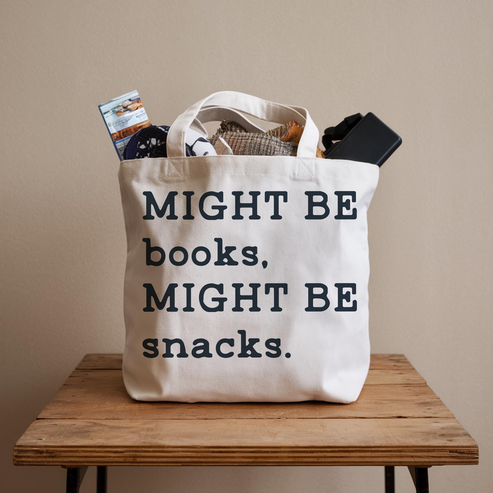 LRYBUD Gifts for Book Lovers 13.8 Inches X X 0.6 Inches, Ecru