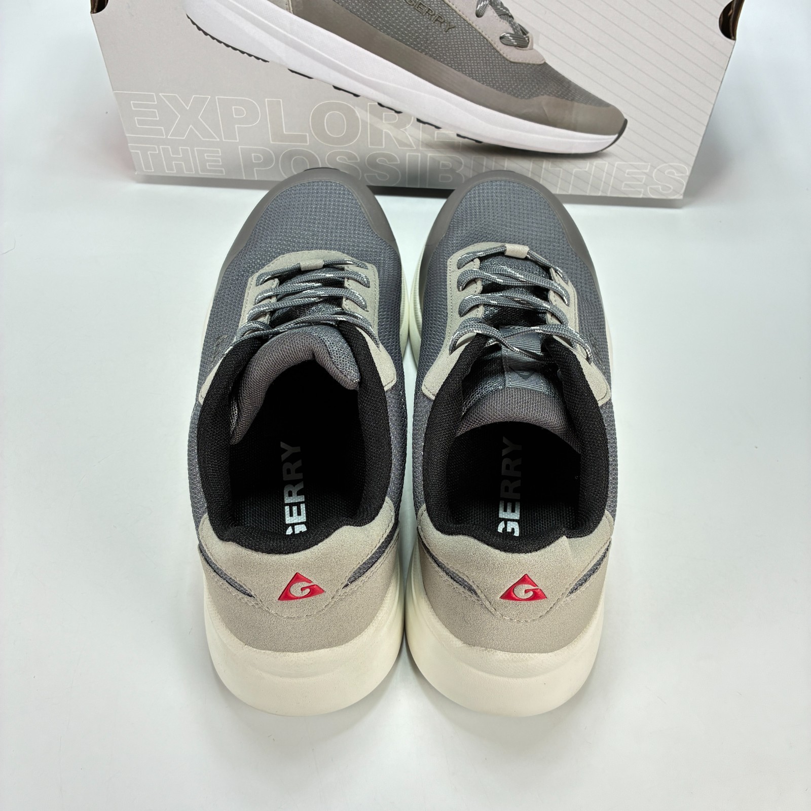 Gerry Creston Gray Casual Sneakers Lace Up Walking Shoes 1967240 Men’s Size 8