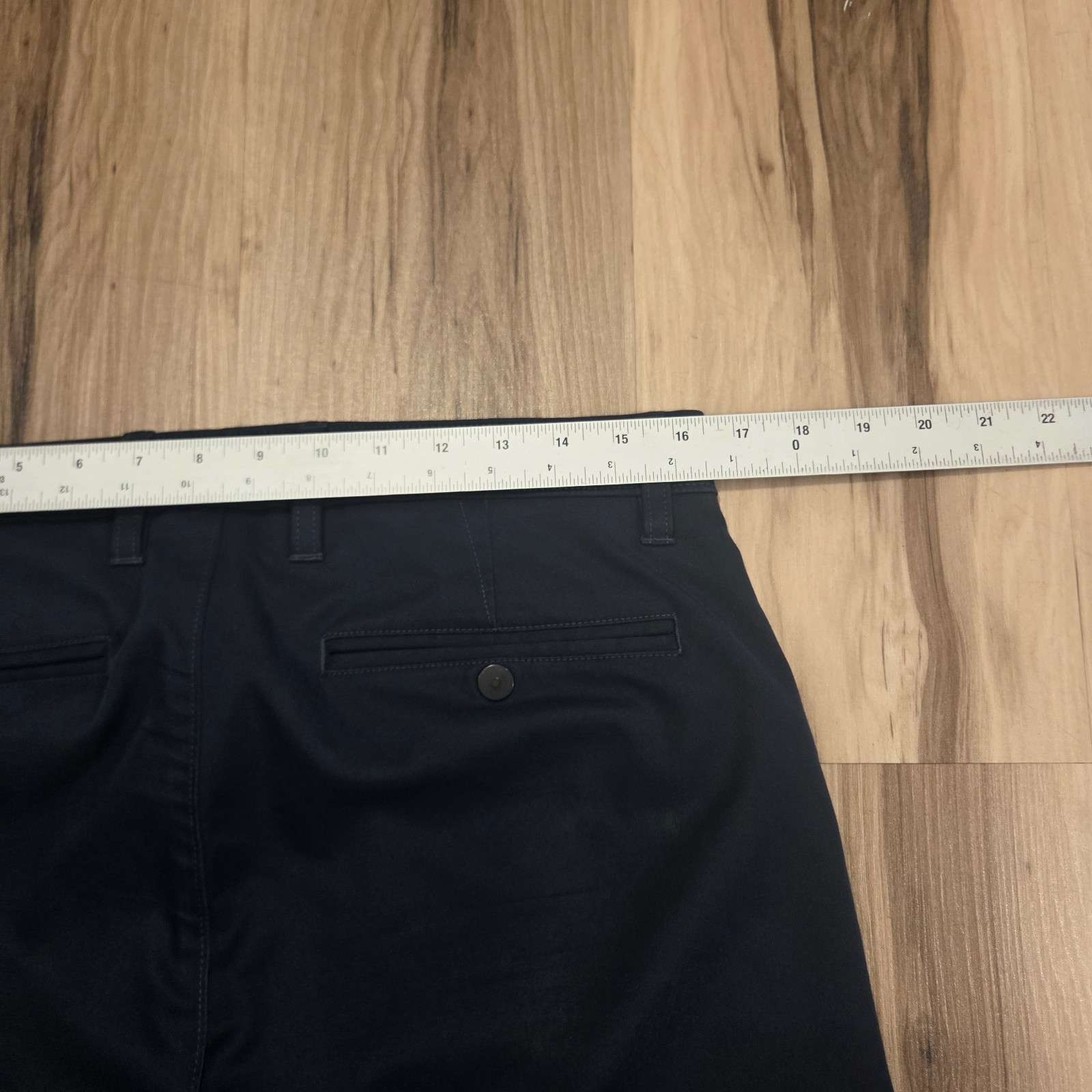 Proof Rover Pants Mens 33 Slim Fit Navy Blue Slate Technical Chino Trousers
