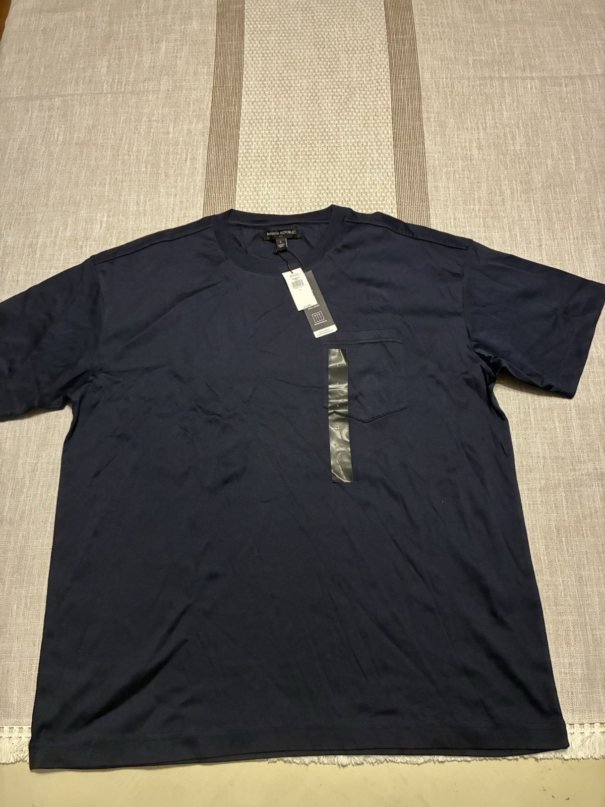 Banana Republic Pocket Tee / Navy Blue/Brand New With Tag/Large