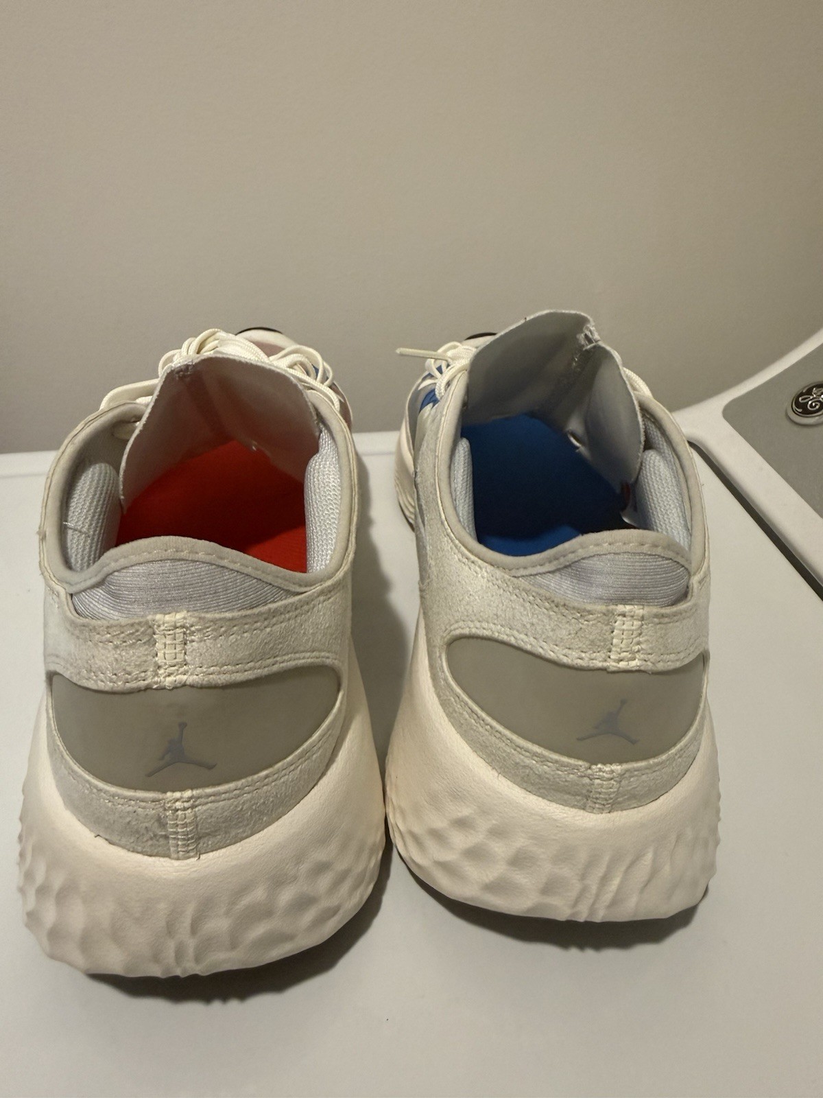 Jordan Formula 23 Low Top Lace-Up Leather Sneaker White/Blue/Red 13 DN2647