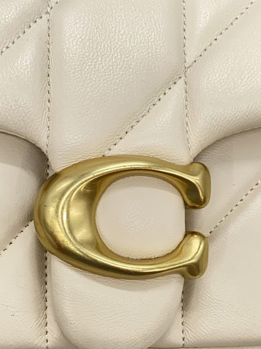 COACH Shoulder Bag Leather WHT Solid CP149 from Japan