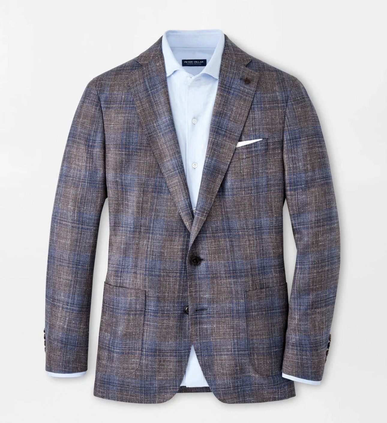 NWT Peter Millar Crown Crafted Dawson Plaid Blazer Jacket Sport Coat 44 R $1295