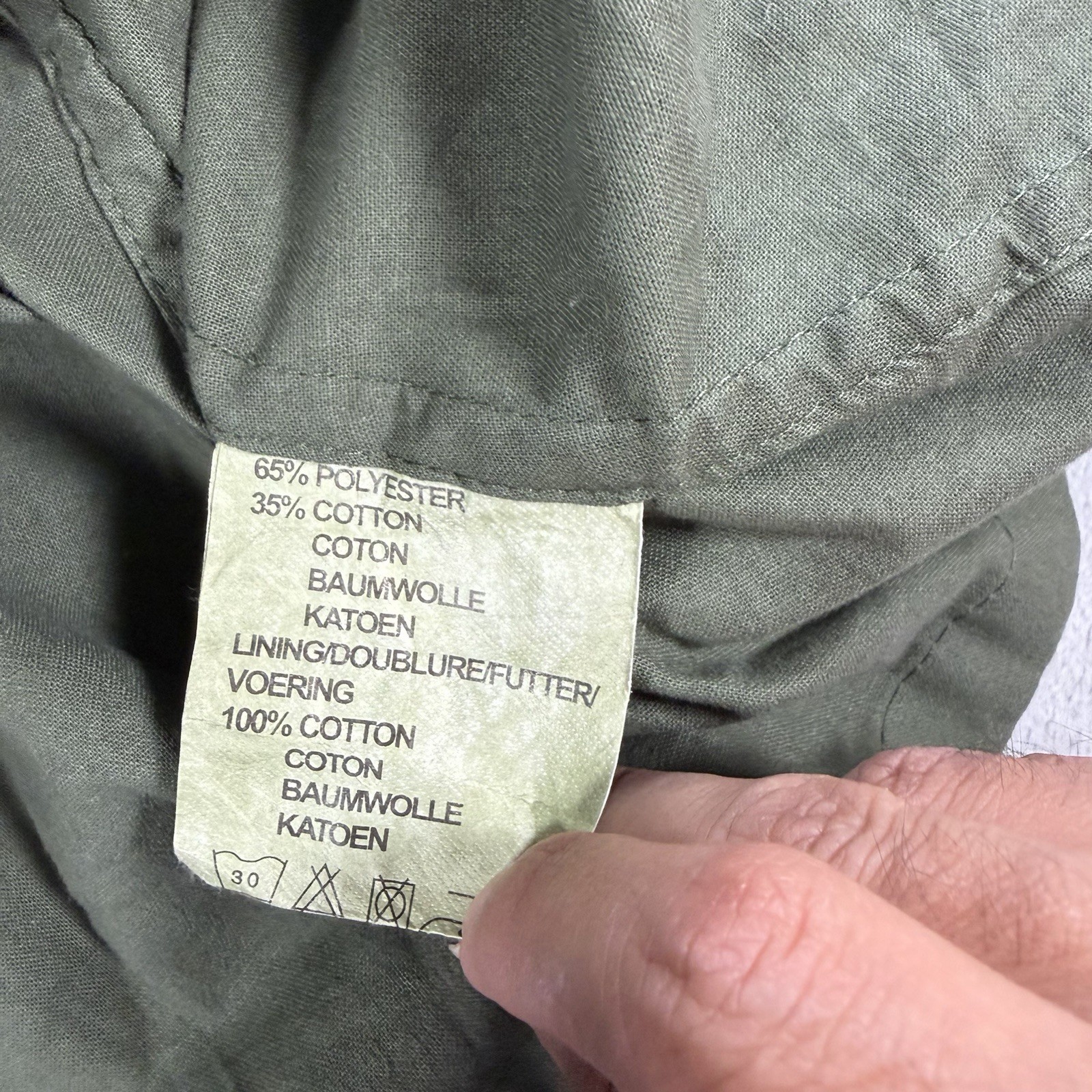 Mil-Tec Sturm M65 OG-107 Cold Weather Field Jacket Coat Mens 3XL Military Army