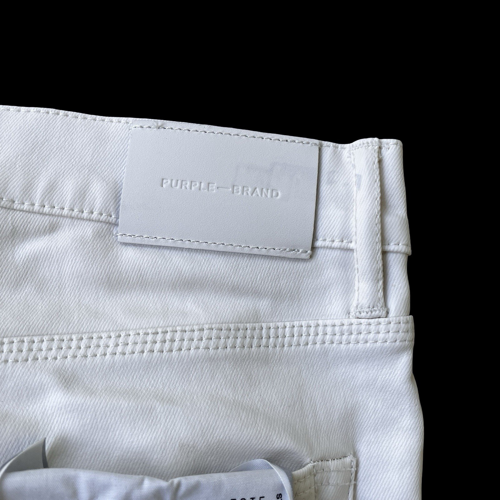 PURPLE BRAND p004 Cargo Flared Jeans White Size 34