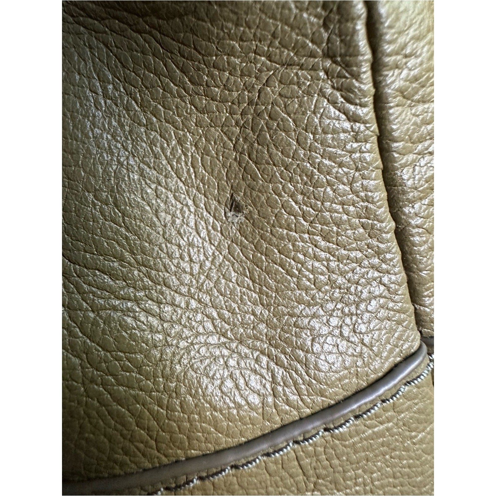 Fossil Amelia Hobo Bag Olive Green Leather Shoulder Tote SHB1819