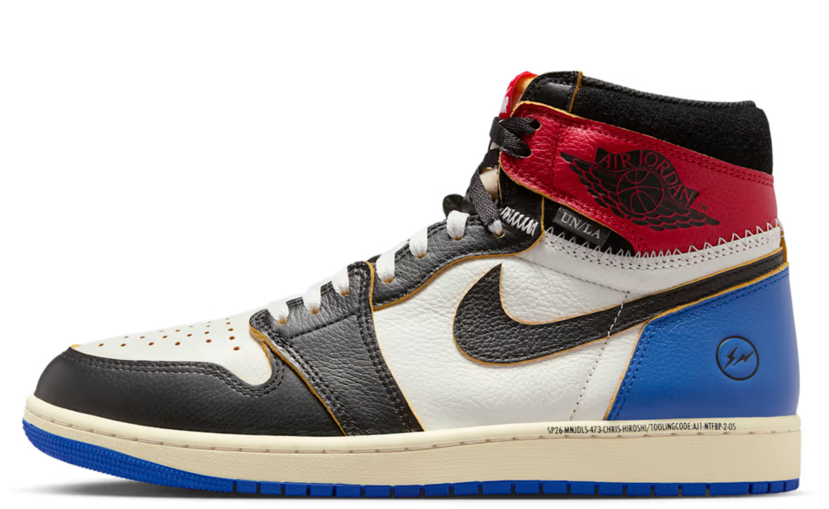 Air Jordan 1 Retro High OG SP Fragment x Union LA IO7847-002 Size 8.5