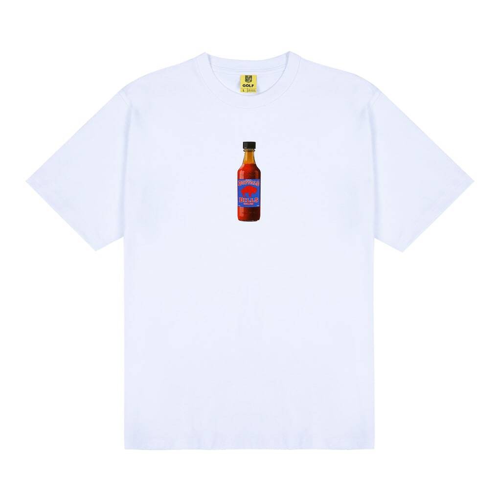NFL by Golf Wang Men’s T-shirt Buffalo Bills Golf Wang Unisex Sauce – White