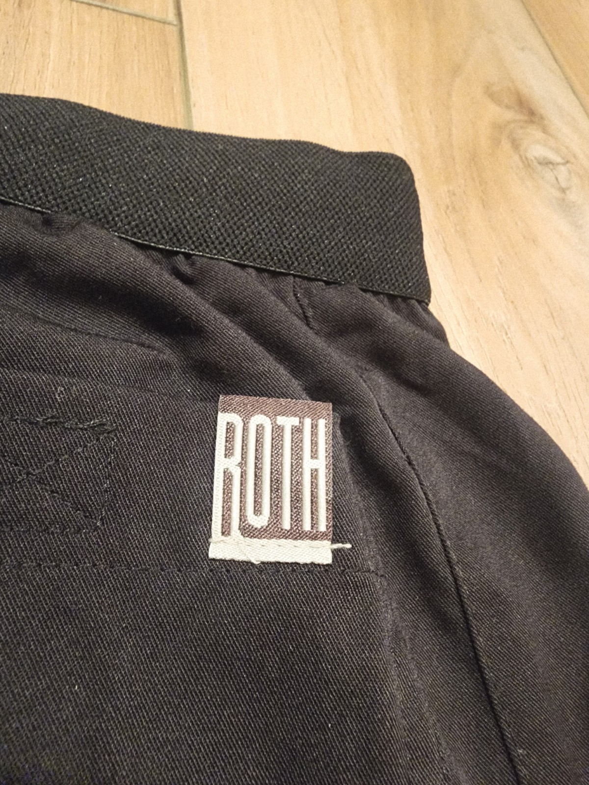 Rothwear Men Black Cargo Scrub Pants #7779 Size SMALL Polyester Rayon Spandex