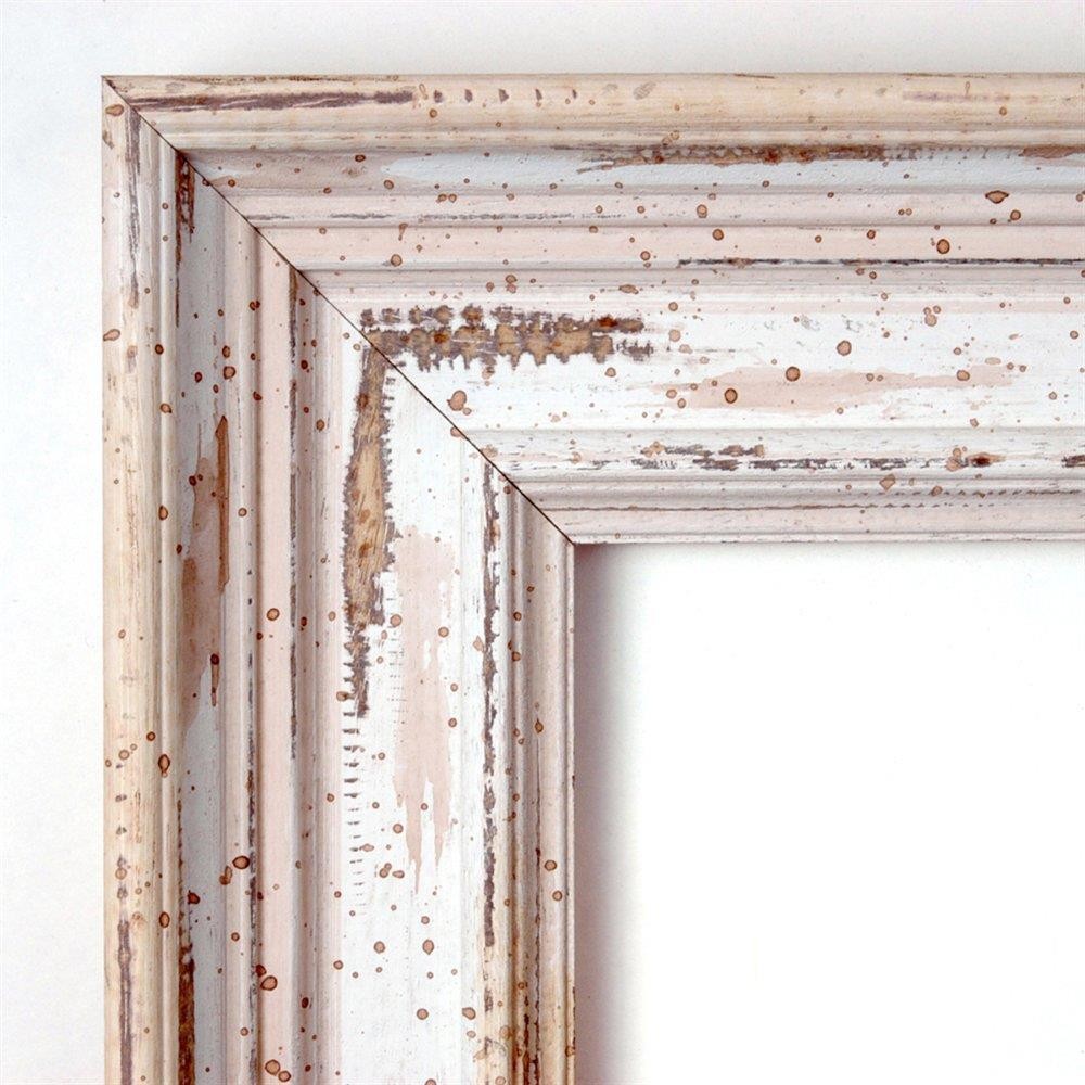 Amanti Art 33-in W x 27.0-in H Rectangle Alexandria White Wash Framed Wall|16786