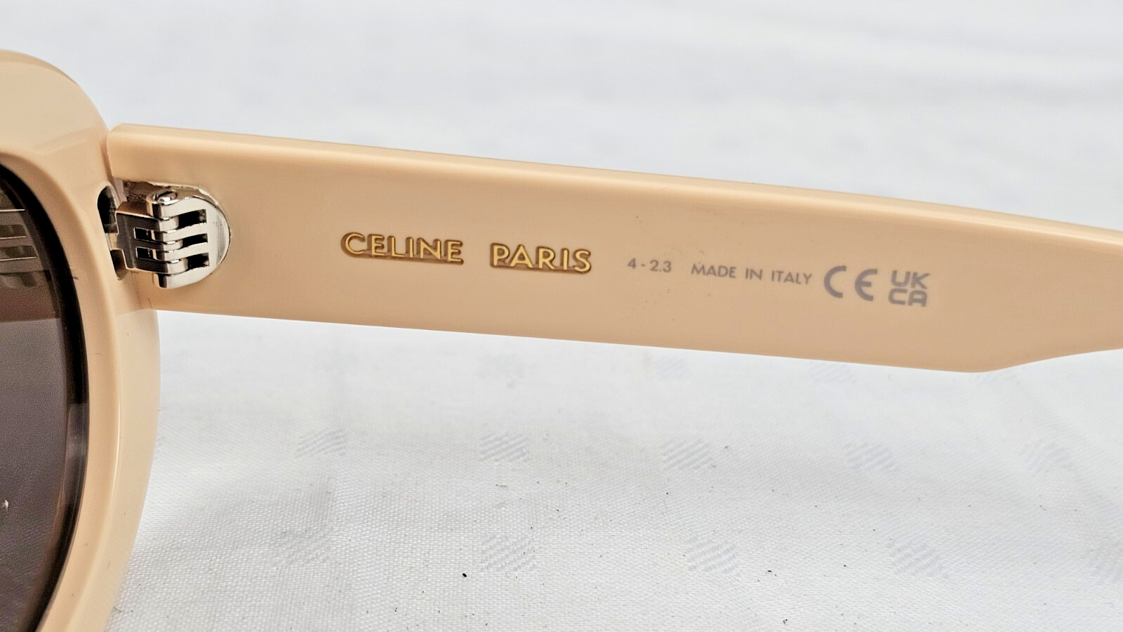 CELINE Sunglasses CL 40194U 24E Beige/Dark Brown. For Repair or Parts. Read!