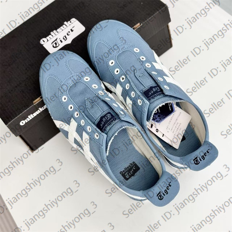 Vintage Onitsuka Tiger MEXICO 66 Mens Womens Slip-on Blue/White D3KON-5601