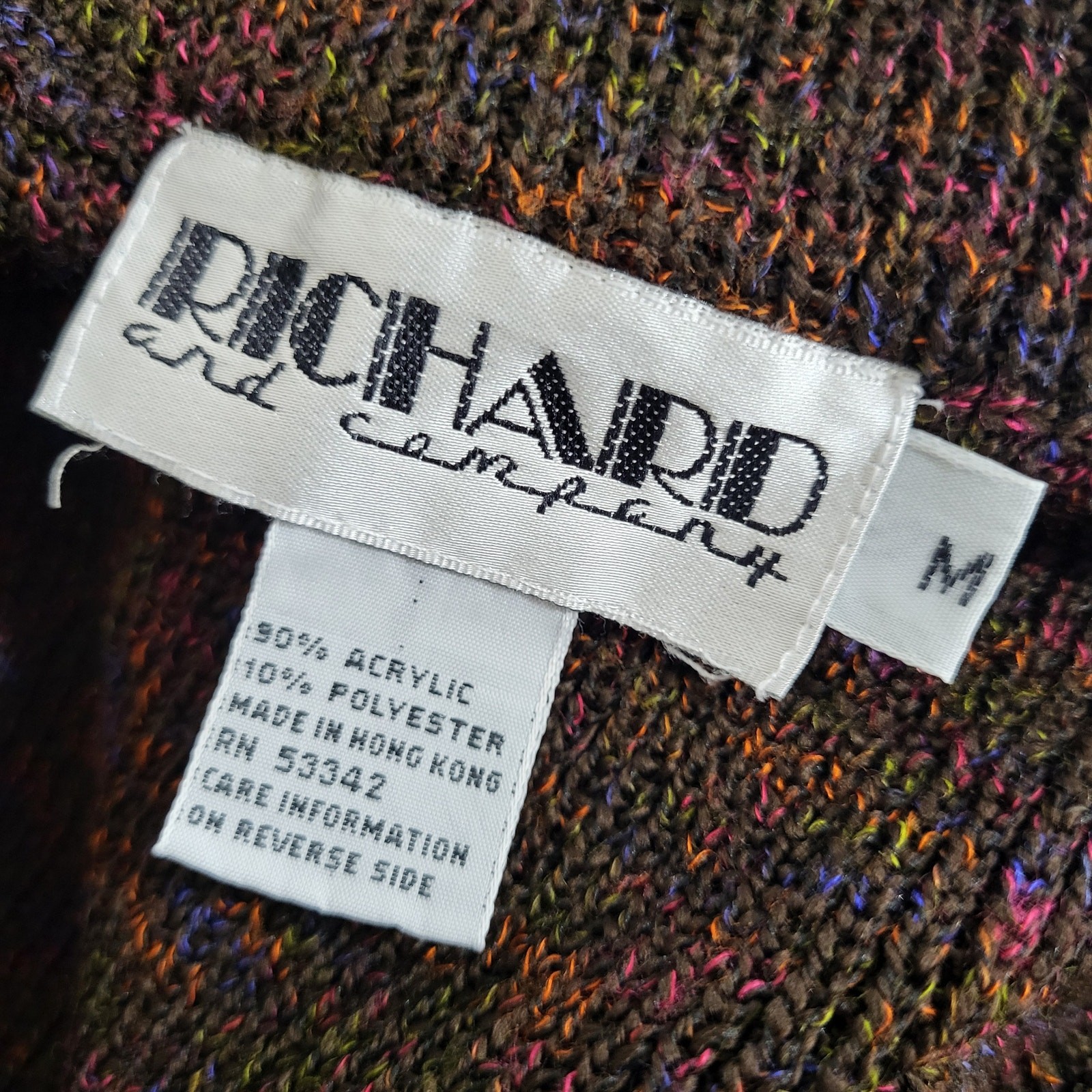 Vintage 90s Skirt Richard and Co Womens M Ribbed Knit Pencil Straight Stretch