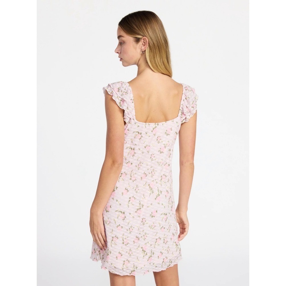 No Boundaries Double Ruffle Ruched Mini Dress, Women’s size XXL H-049
