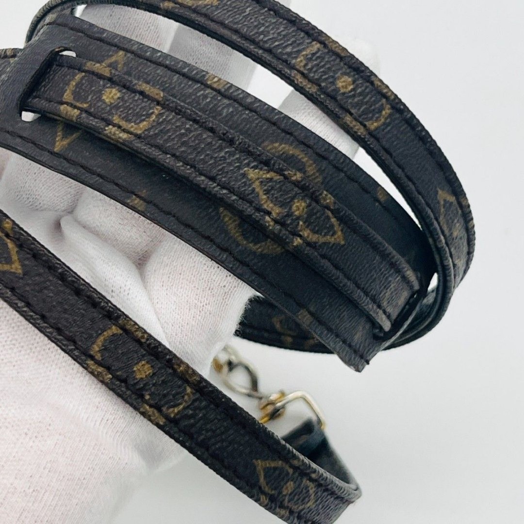 Louis Vuitton Monogram Shoulder Strap Brown 107cm Replacement Bag Strap Auth