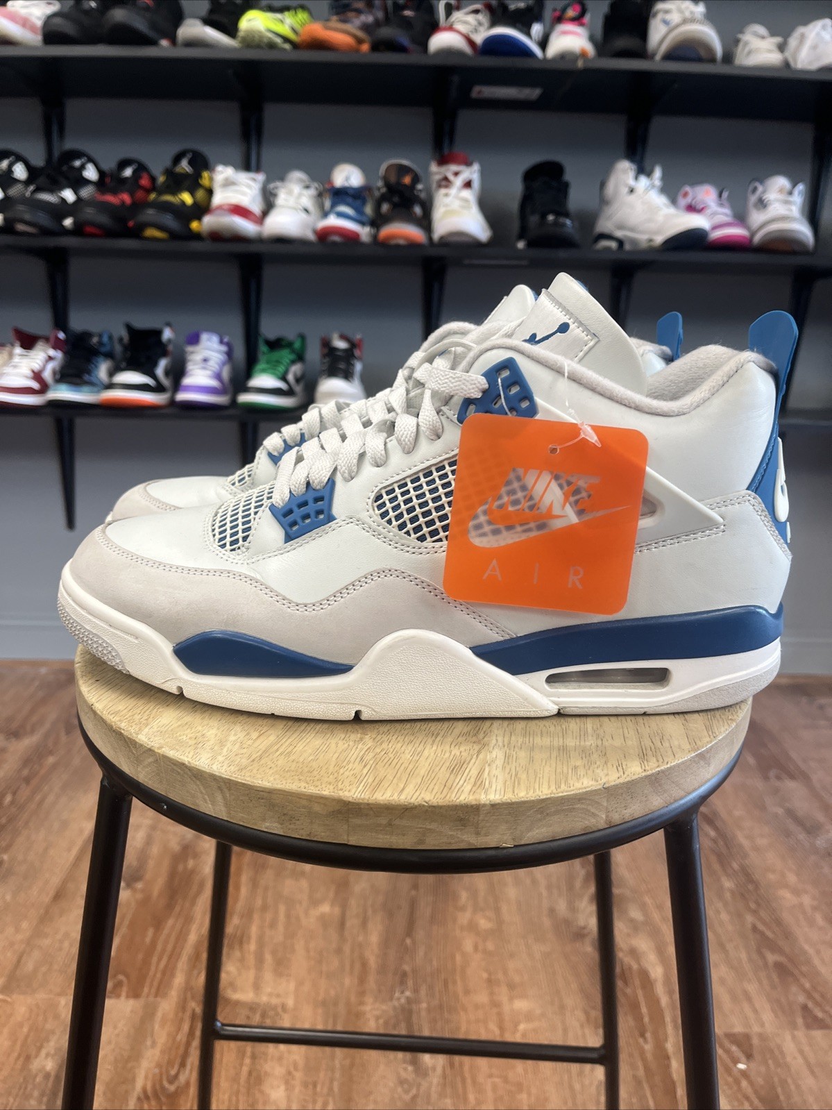 Jordan 4 Retro Military Blue 11.5 (no Box And No Sole)