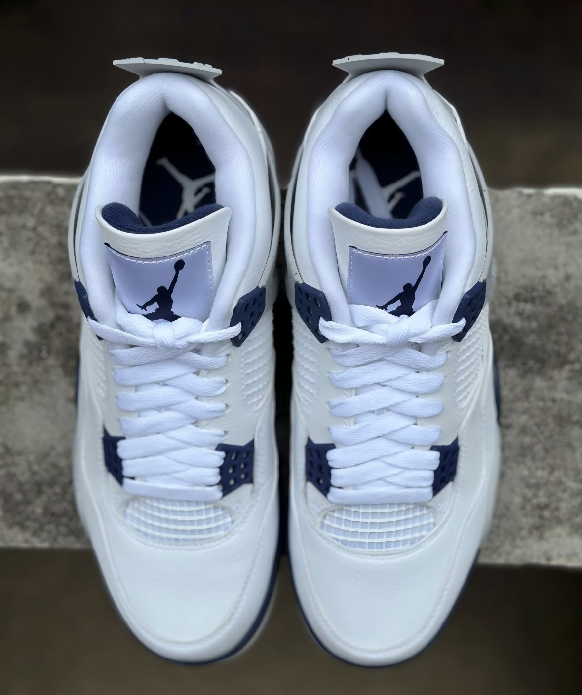 Jordan 4 Retro Midnight Navy Men s Mid Top Basketball Shoes US Size 7-12